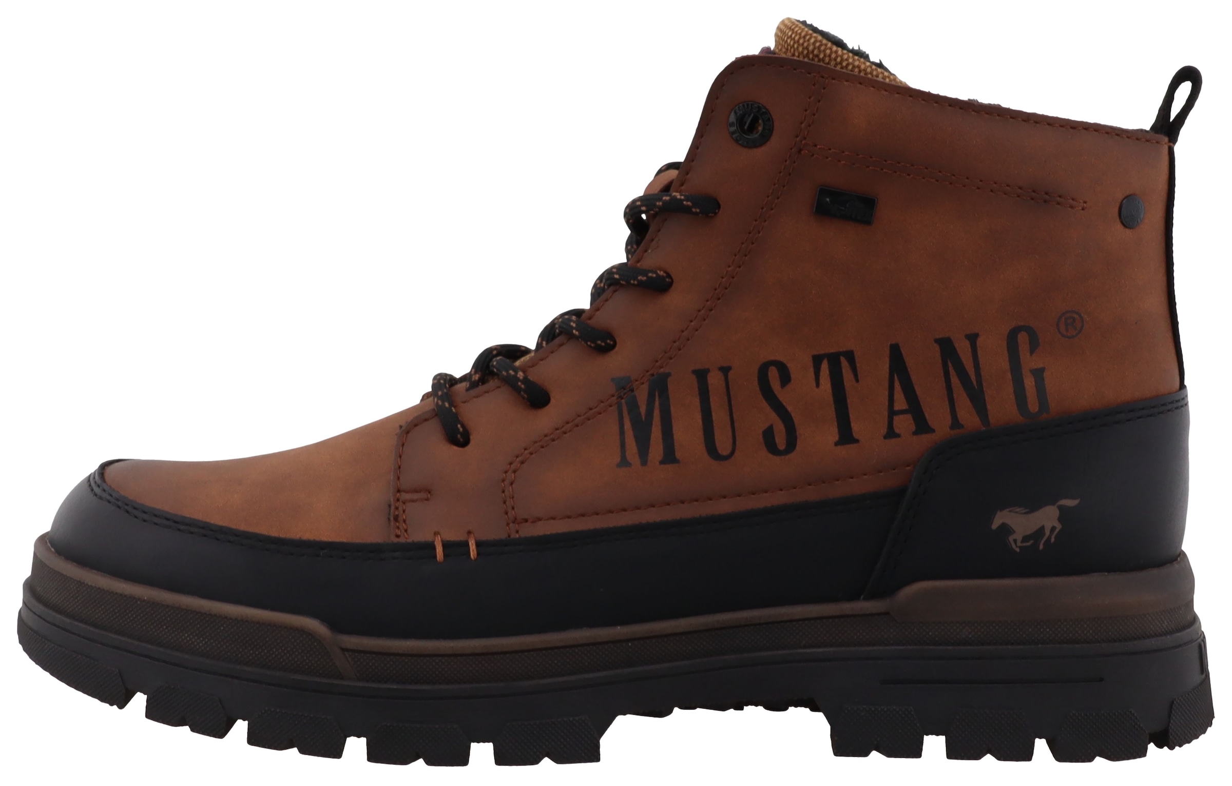 Mustang Shoes Bottes d'hiver »Peppin«  bottines à lacets, bottines de trekking avec équipement TEX