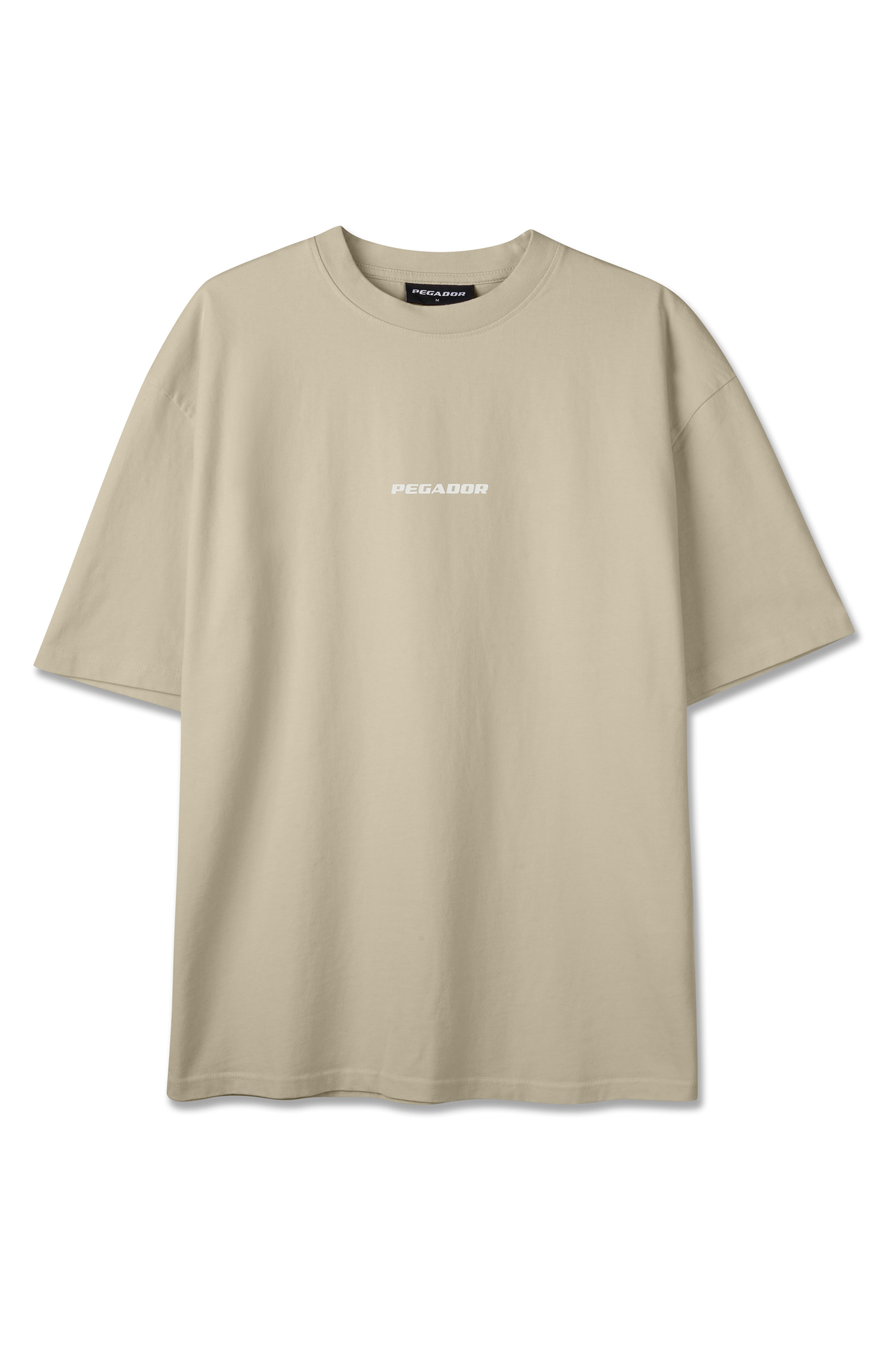 PEGADOR Shirt à col rond »COLNE LOGO OVERSIZED TEE« Coton, oversize