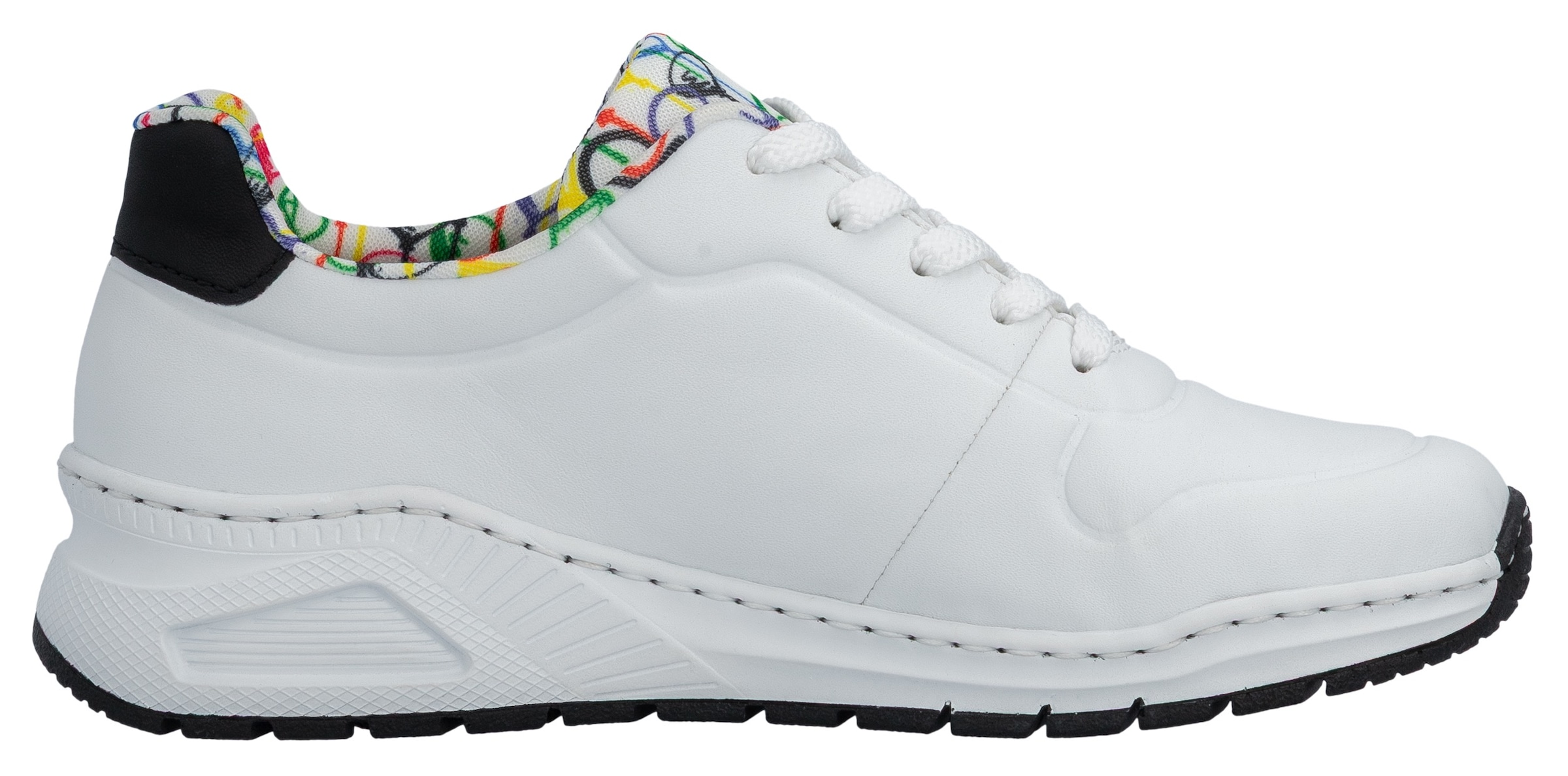 Rieker Sneakers  mit MemoSoft-Innensohle, Freizeitschuh, Halbschuh, Schnürschuh