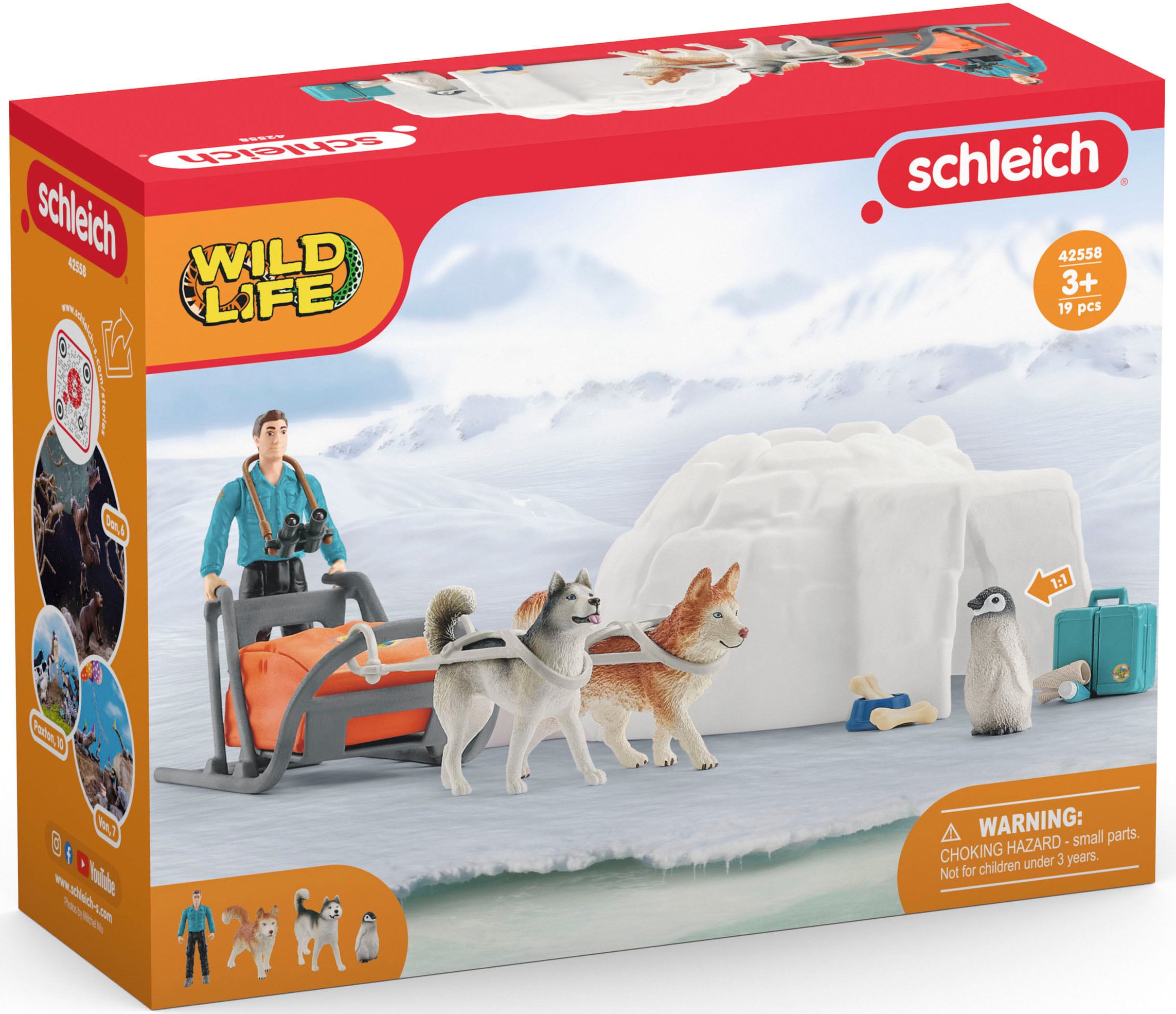 Schleich® Spielwelt »WILD LIFE, Antarktis Expedition (42558)« Made in Europe
