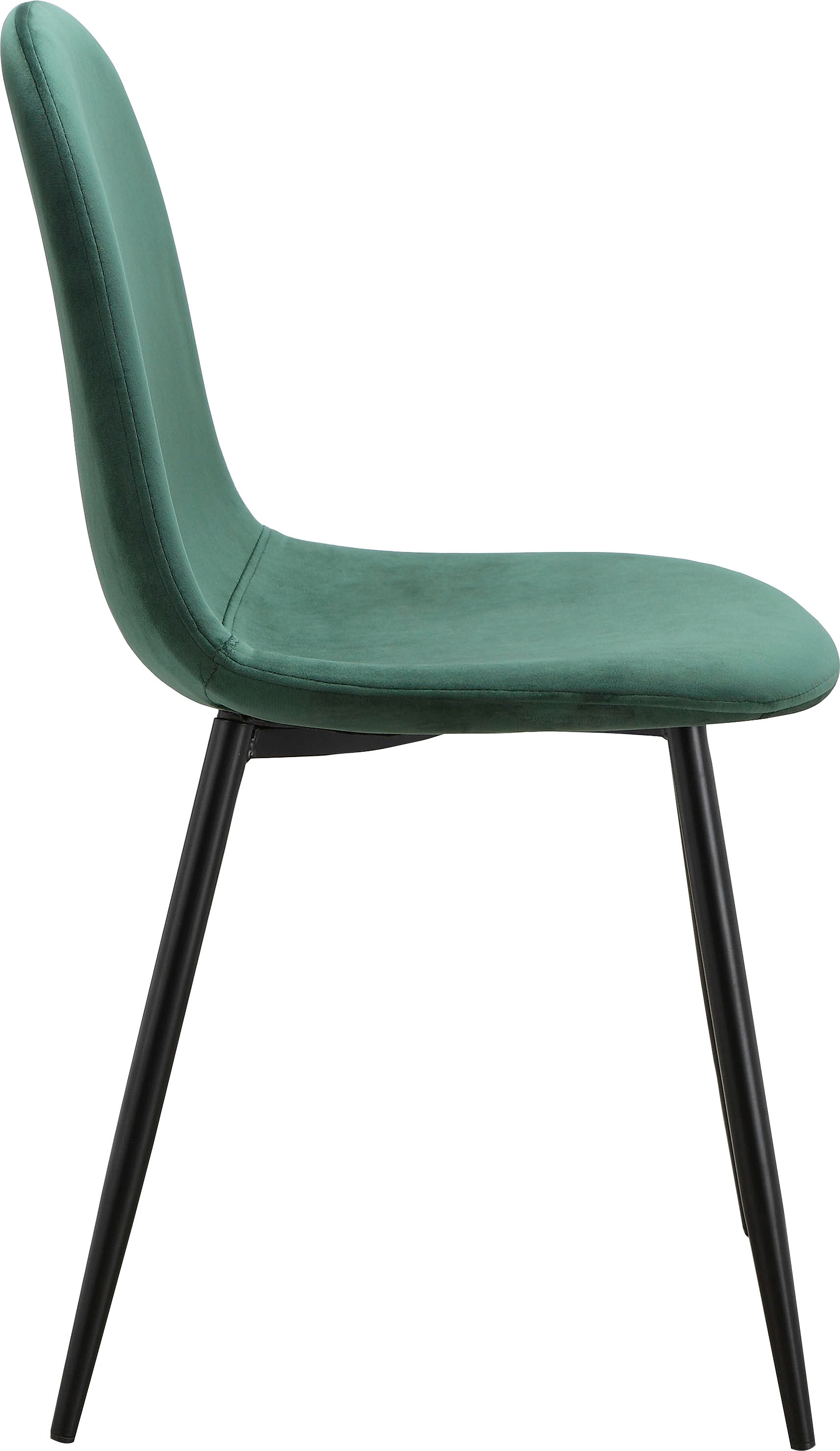 Leonique Esszimmerstuhl »Eadwine, TOPSELLER! Stuhl, Küchenstuhl, 4-Fuss Stuhl, OTTOs Choice« (Set) 1 Stk.Polsterstuhl mit Metallgestell, im 1er. 2er und 4er Set erhältlich