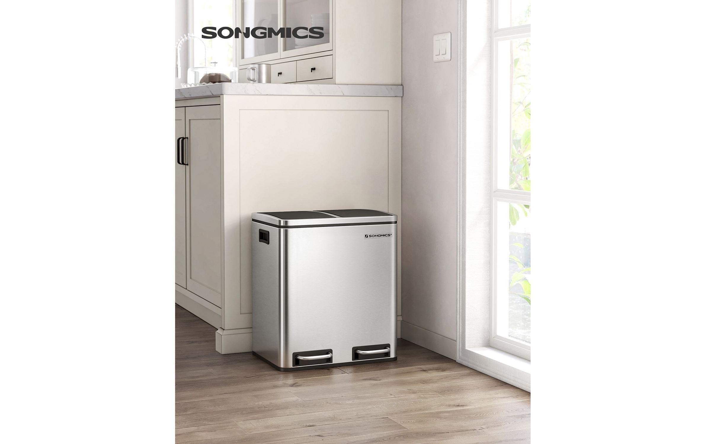 SONGMICS Mülleimer »30 l« 2 Behälter