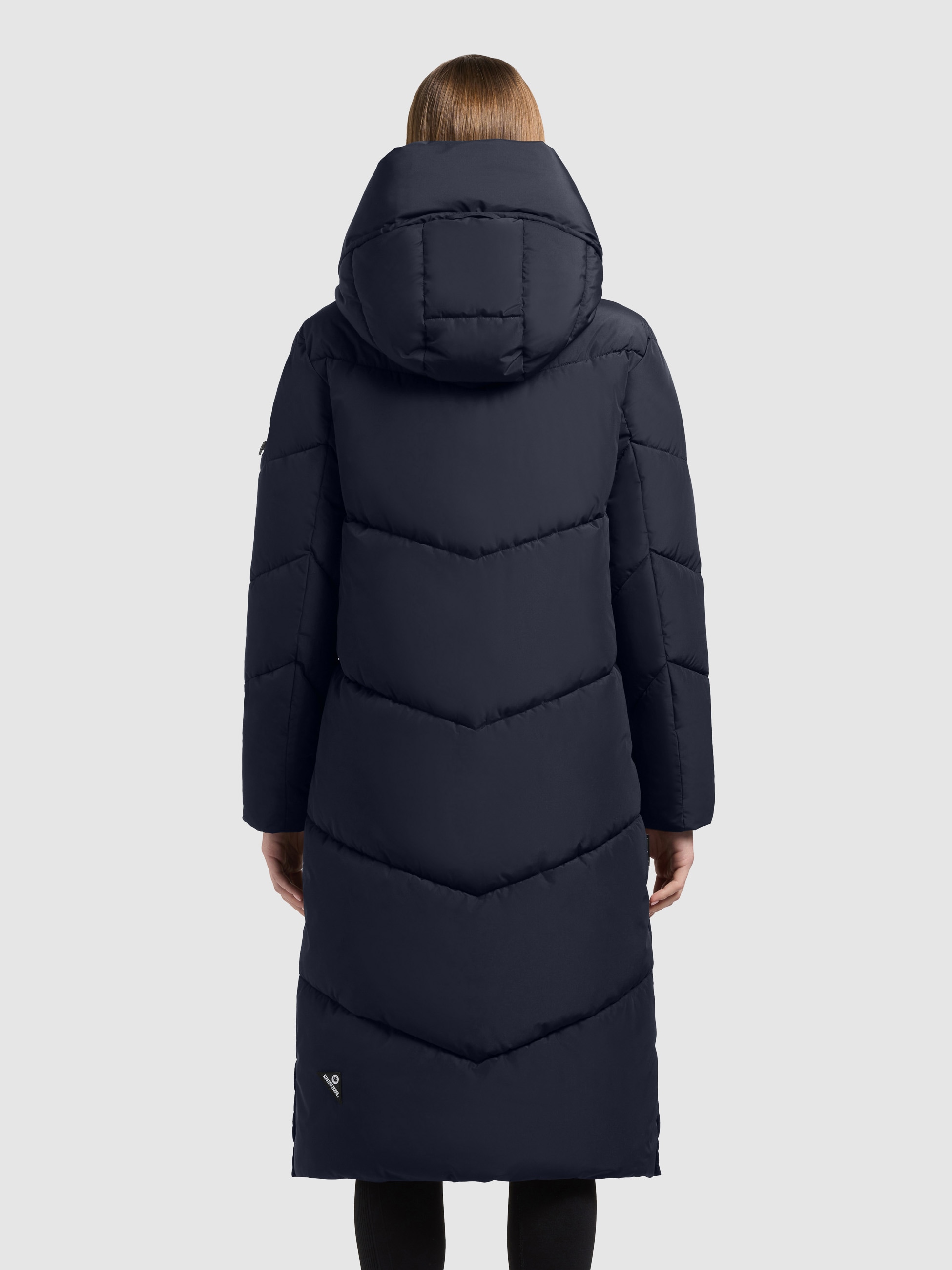 khujo Manteau matelassé »PULSET2« seitliche Schlitze mit Druckknöpfen