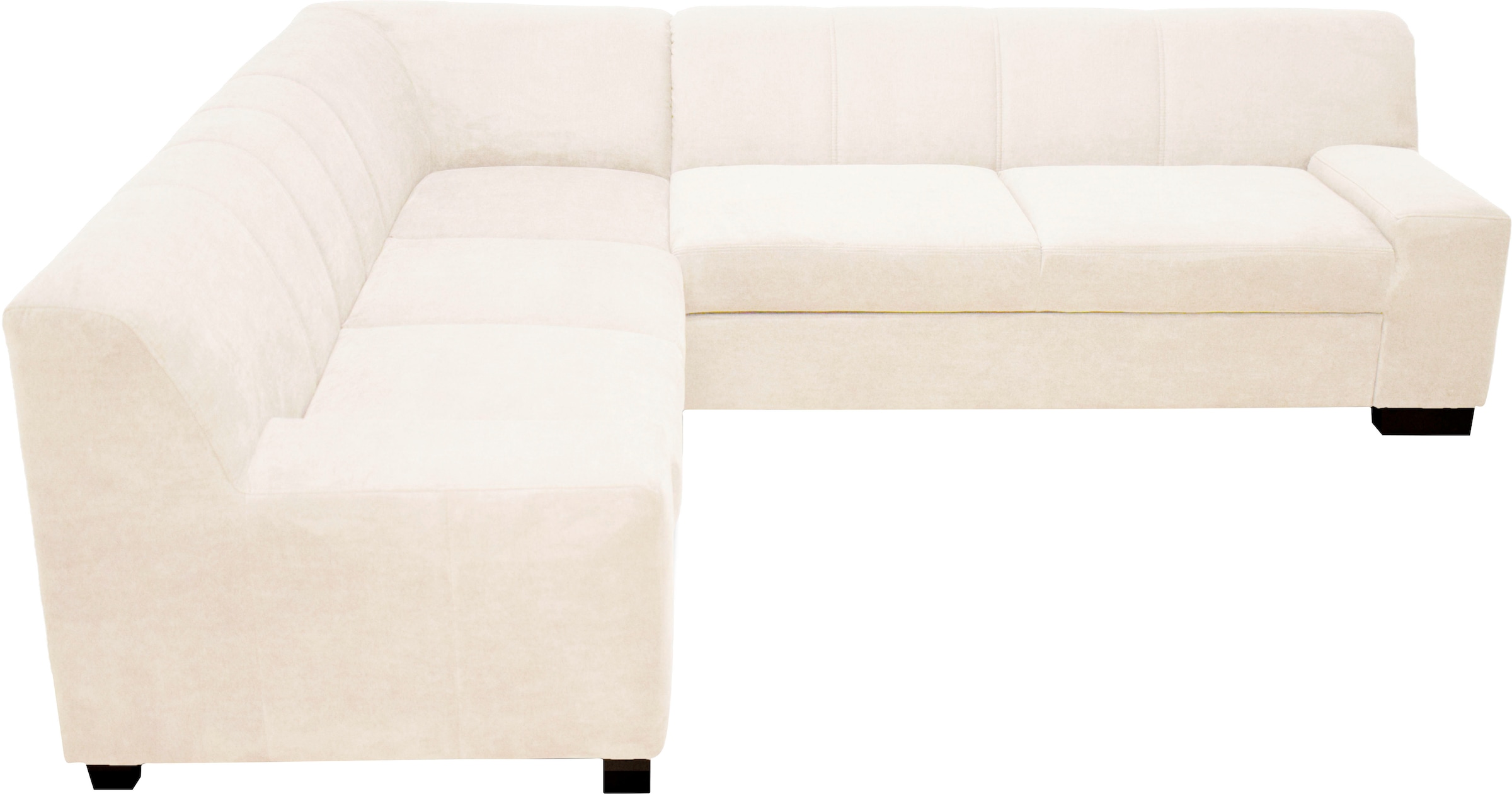 GOODproduct Ecksofa »Faxe 249 x 214 cm, auch mit Schlaffunktion« L-Form, aus pflegeleichtem, weichem Luxus-Microfaser Bezug