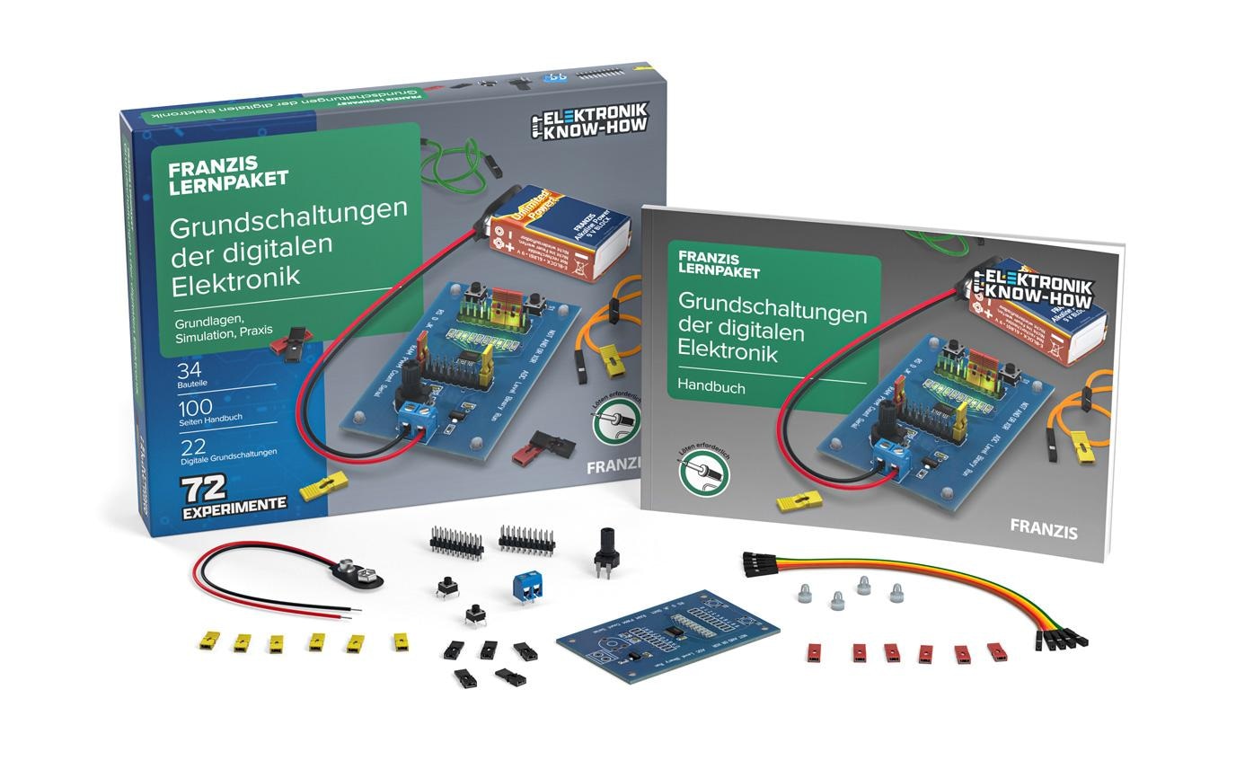 Franzis Coffret d'expérimentation »Grundschaltungen der digitalen Elektronik, Deutsch«