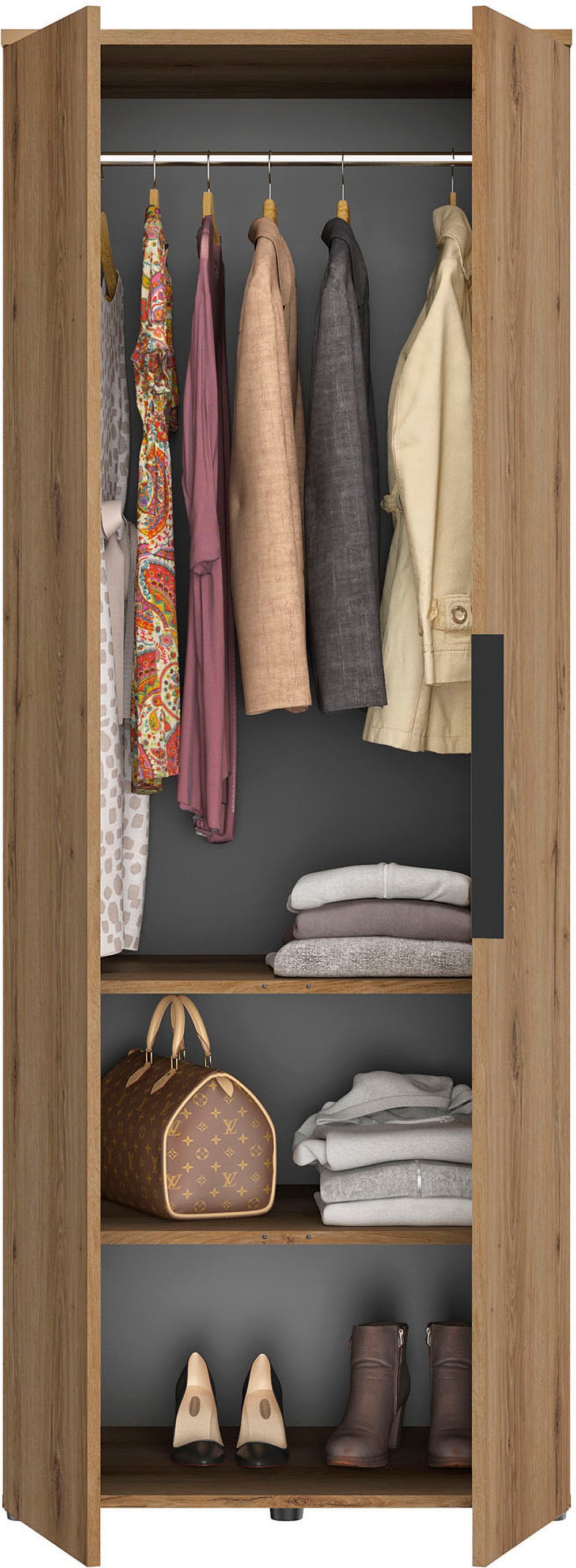 Gami Schlafzimmer-Set Elegantes Zimmer mit praktischen & funktionalen Aufbewahrungselementen