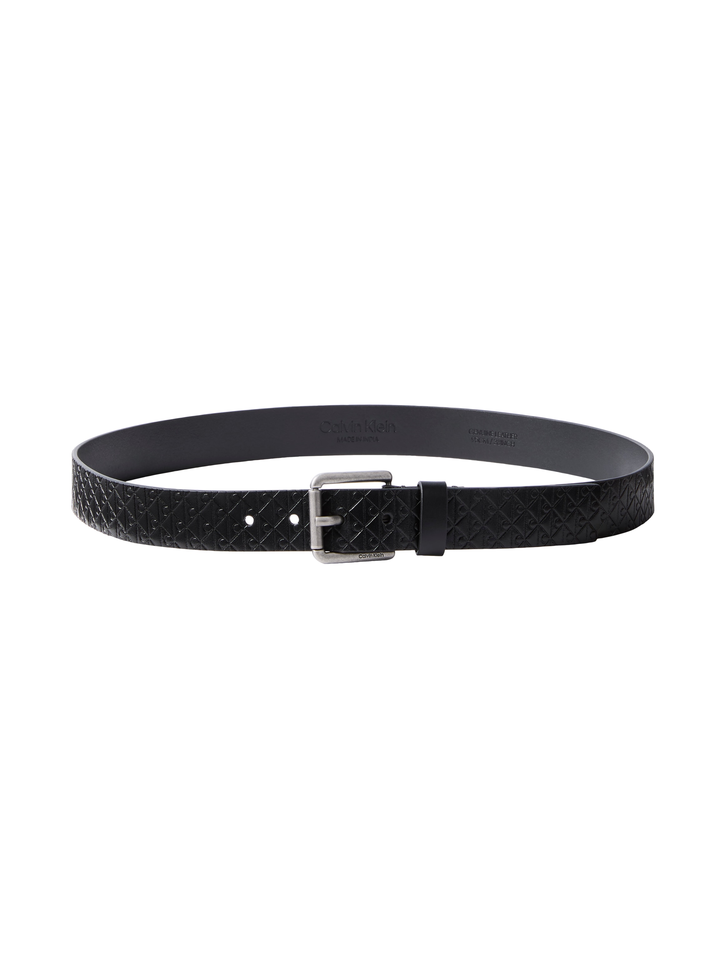 Calvin Klein Ledergürtel »CASUAL ROLLER BUCKLE AOP 35MM« Regular fit und grössenverstellbar