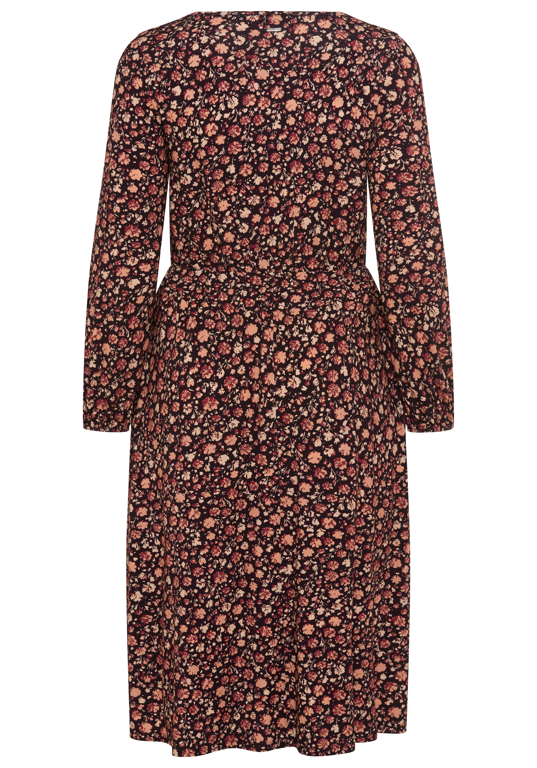 Laura Scott CURVE Midikleid »Grosse Grössen« aus elastischer Viskosemischung, figurumspielende Passform