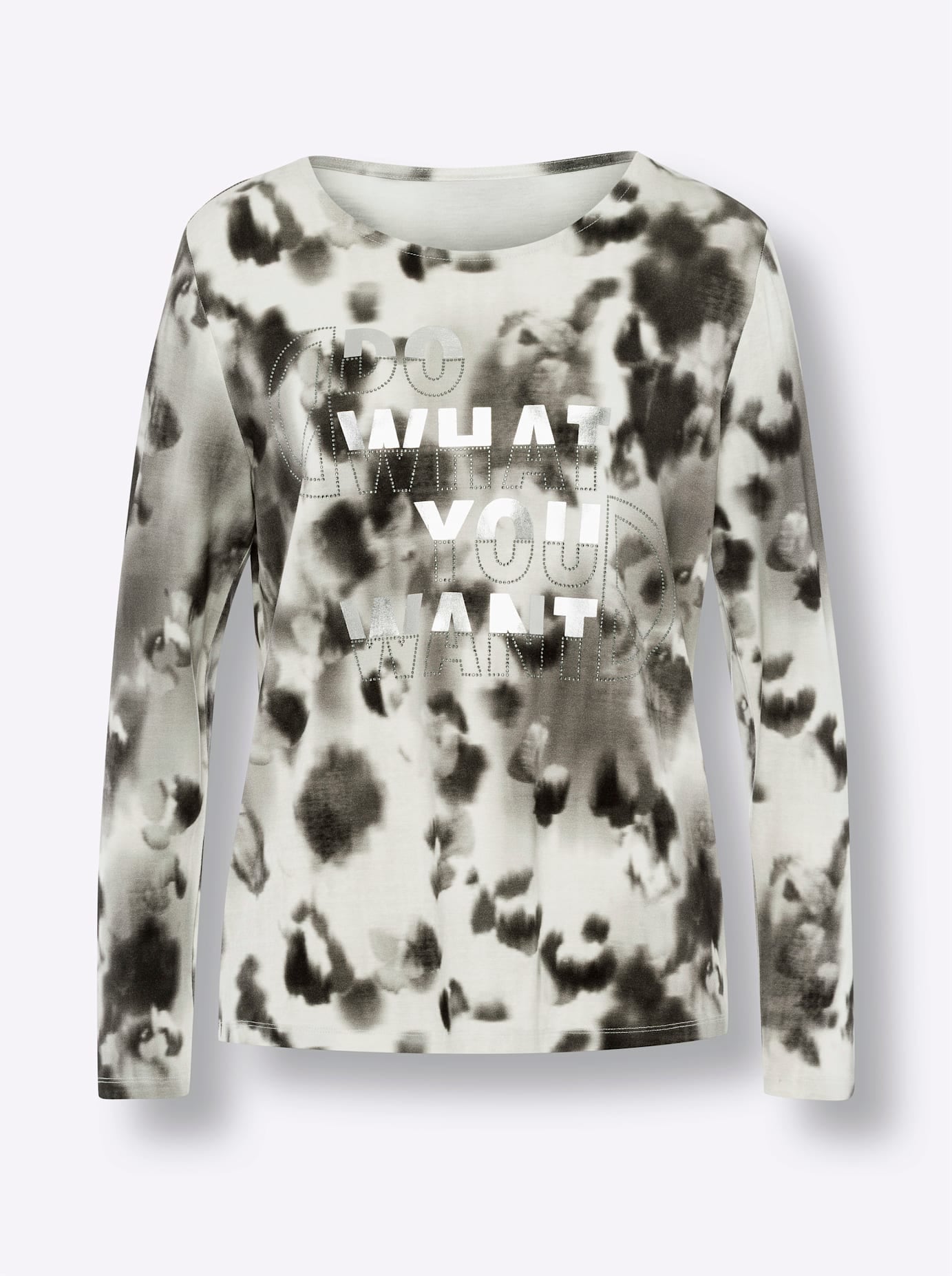 heine Langarmshirt »Druck-Shirt« 1 Stk. tlg.