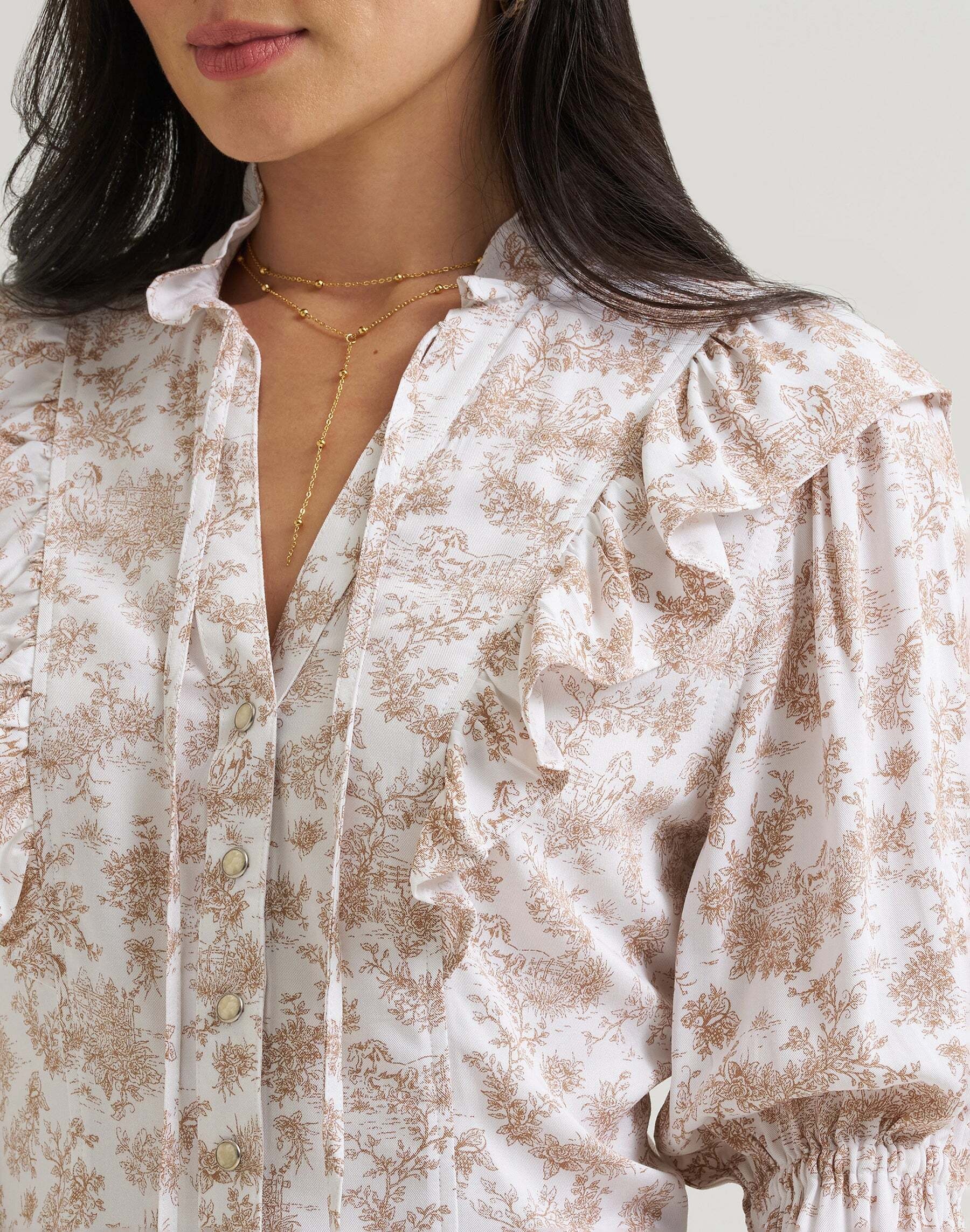 Wrangler Blouse à manches longues »WRANGLER Langarmbluse Lainey«