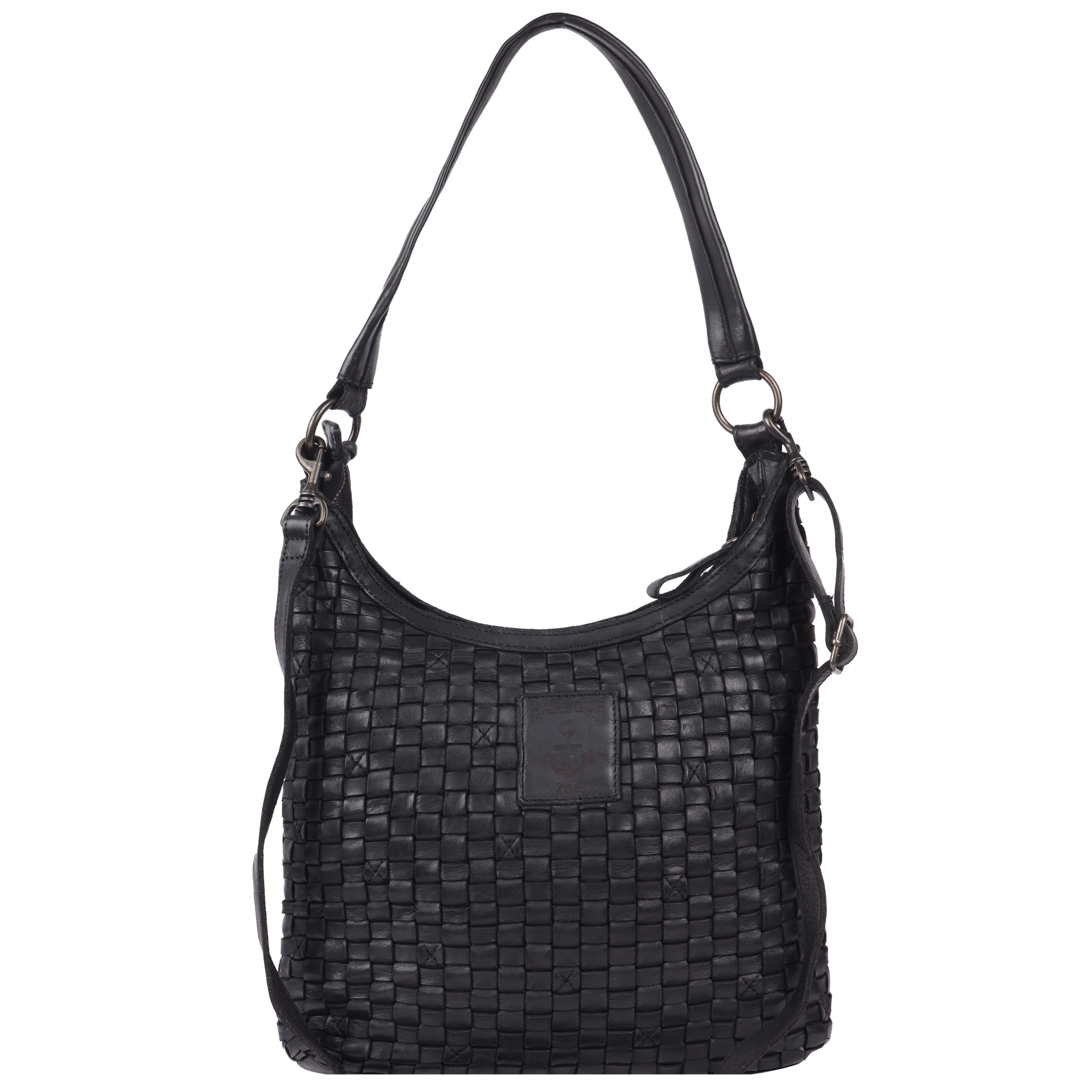 HARBOUR 2nd Hobo »Tuula-UP« Damen Umhängetasche, Tragetasche, Schultertasche mit Anker-Anhänger