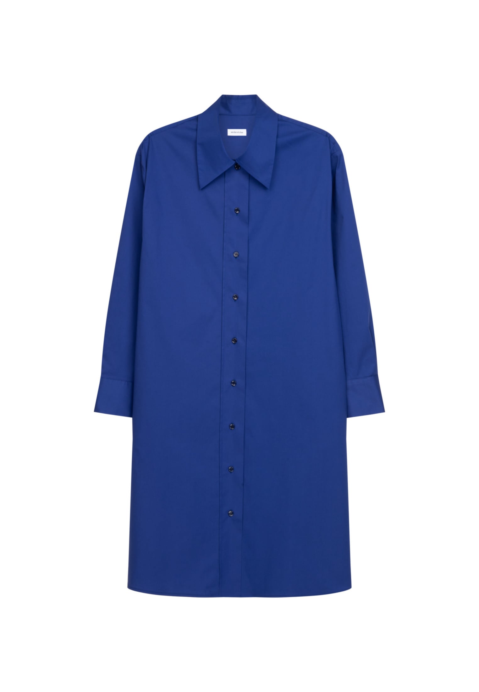 seidensticker Sommerkleid »Schwarze Rose« Langarm Kragen Uni