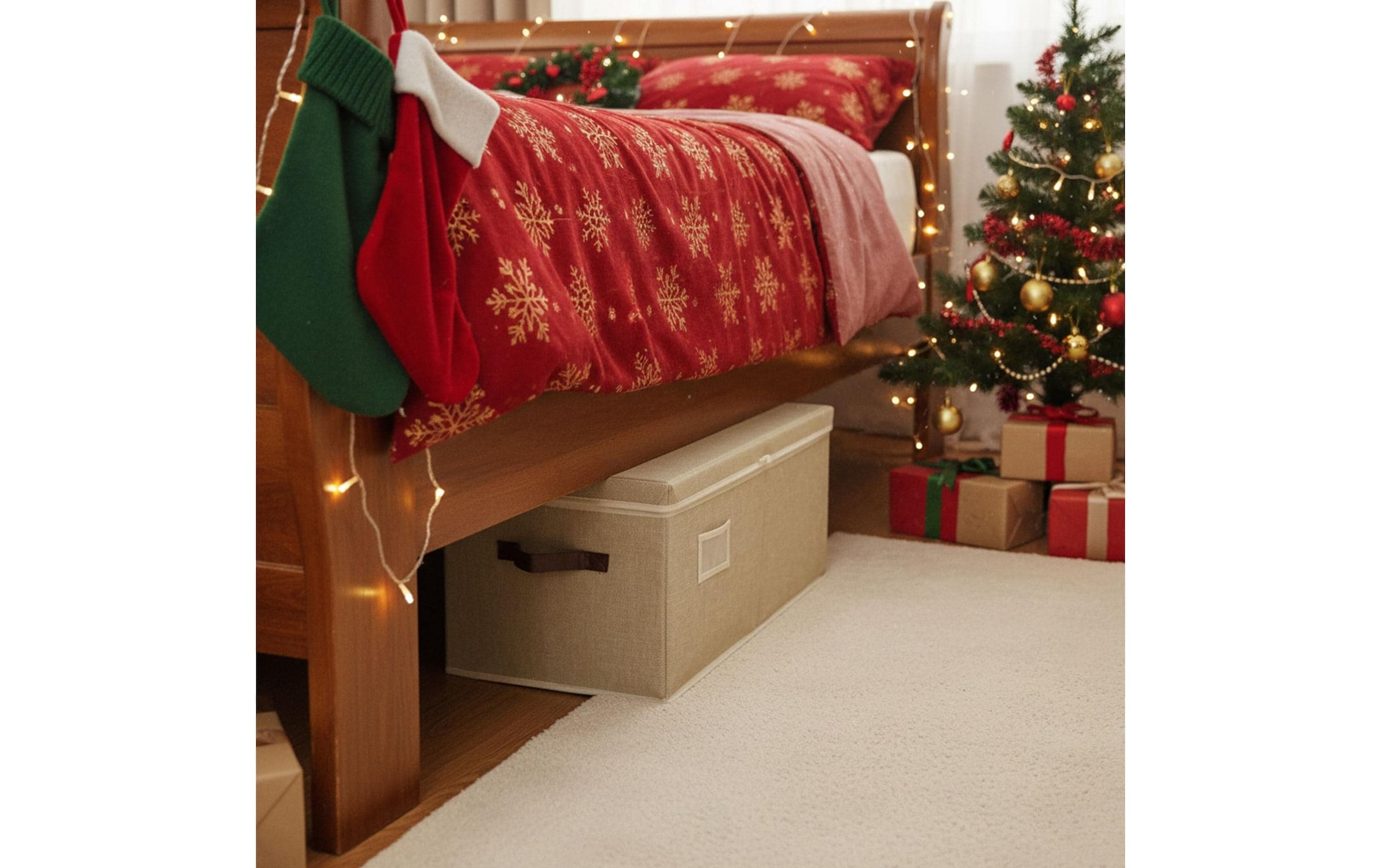 relaxdays Décorations pour l'arbre de Noël »relaxdays Weihnachtskugel Aufbewahrungsbox «
