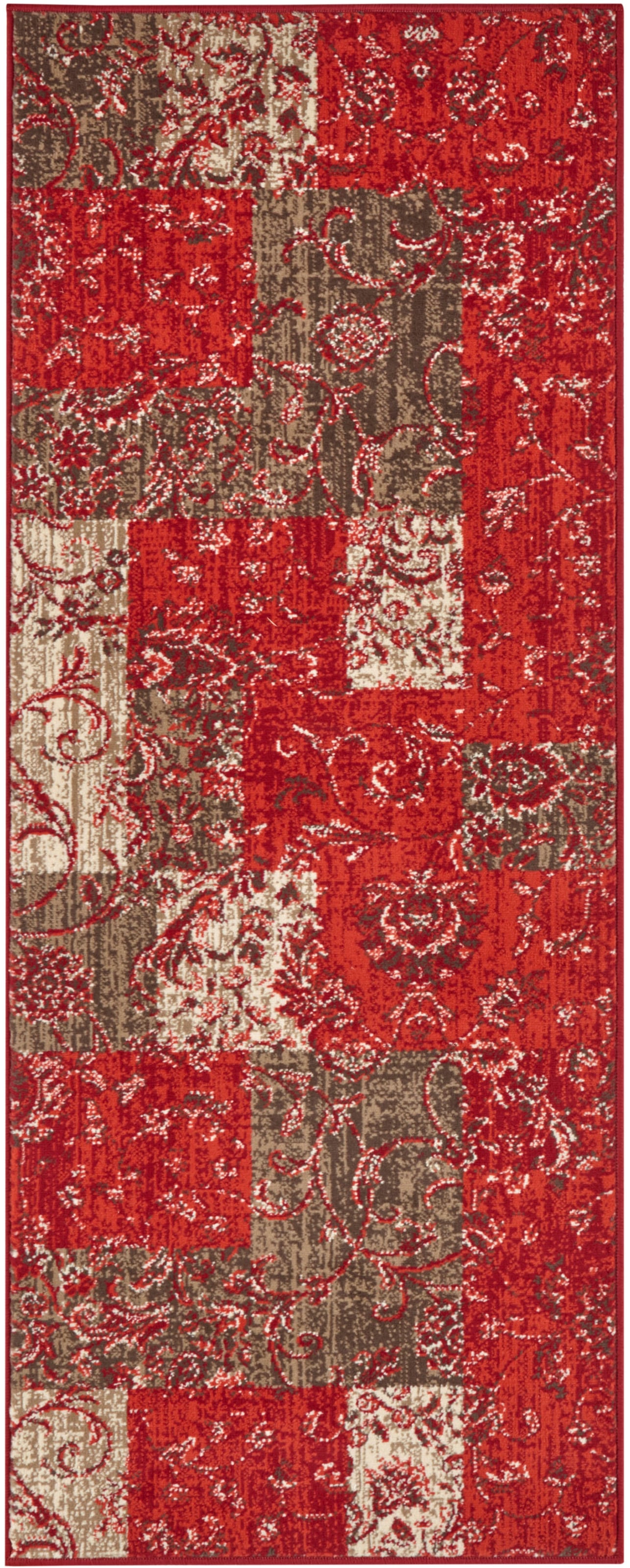 HANSE Home Chemin de table »Kirie« Rectangulaire 9 mm Höhe Patchwork, Kurzflor, Teppichläufer, Modern, Vintage, Wohnzimmer, Flur