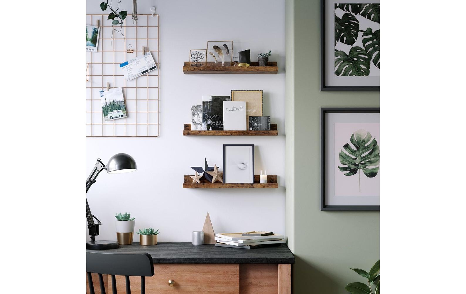 VASAGLE Étagère murale »3 Stück«