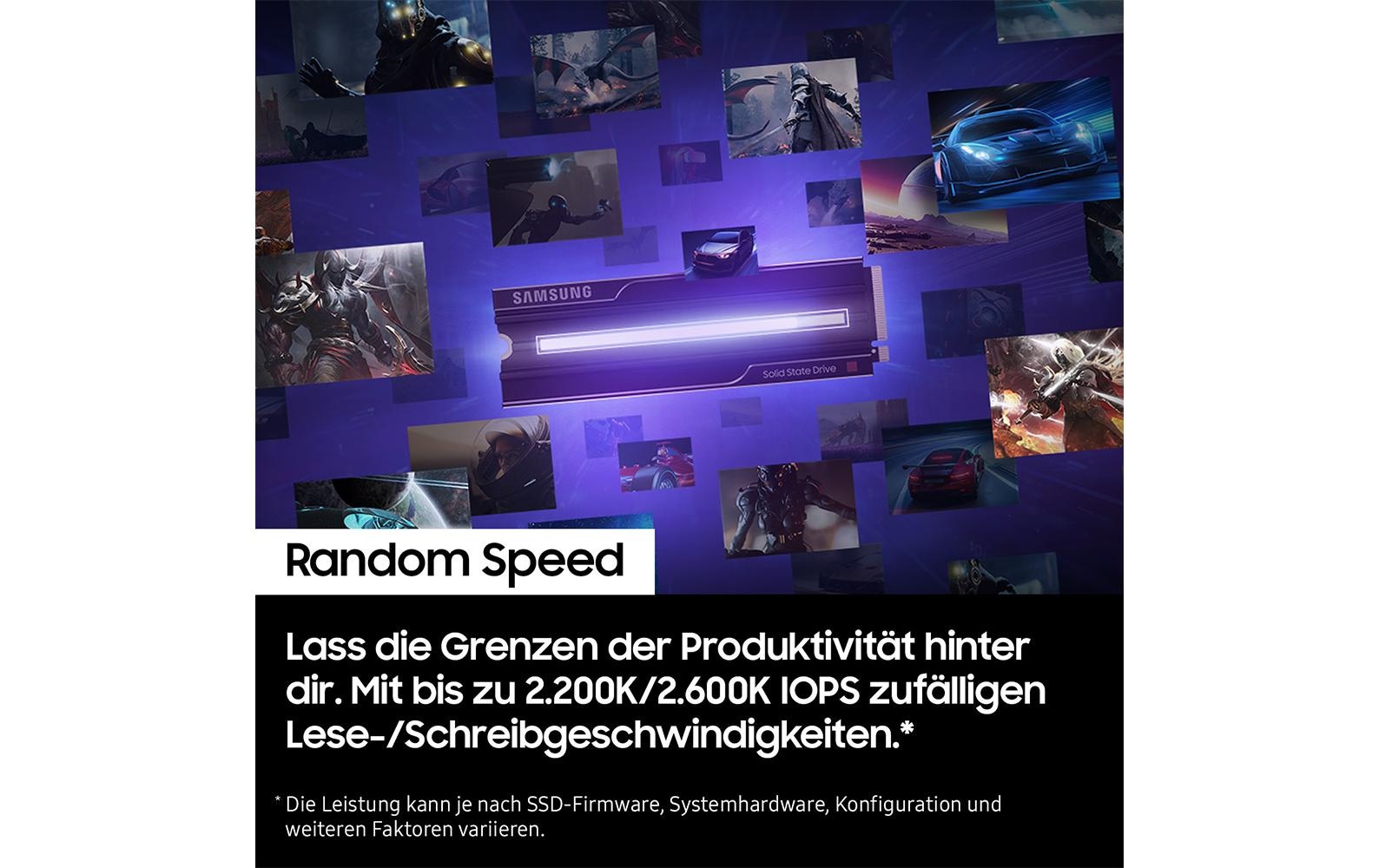 Samsung SSD de jeu interne »9100 PRO Heatsink PCIe® 5.0 NVMe™ M.2« 1 TB