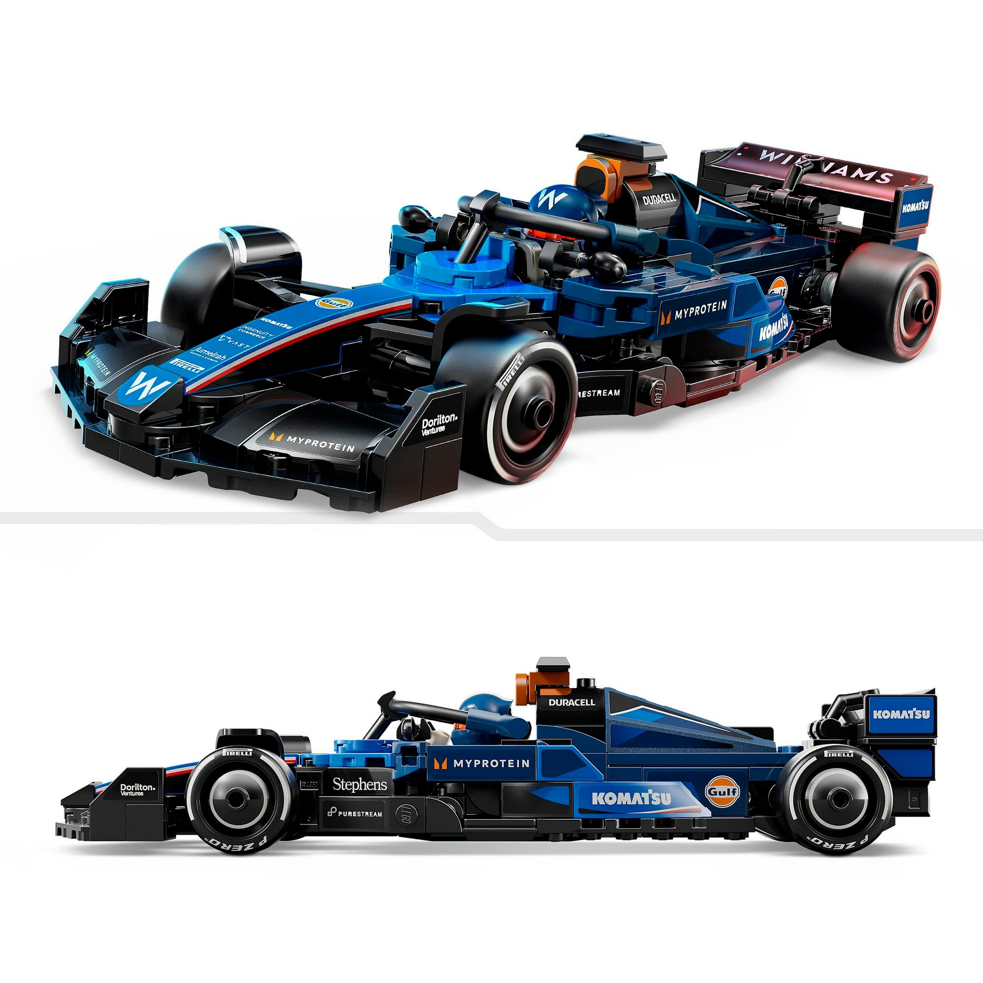 LEGO® Konstruktionsspielsteine »Williams Racing FW46 F1® Rennauto (77249), LEGO® Speed Champions« Made in Europe