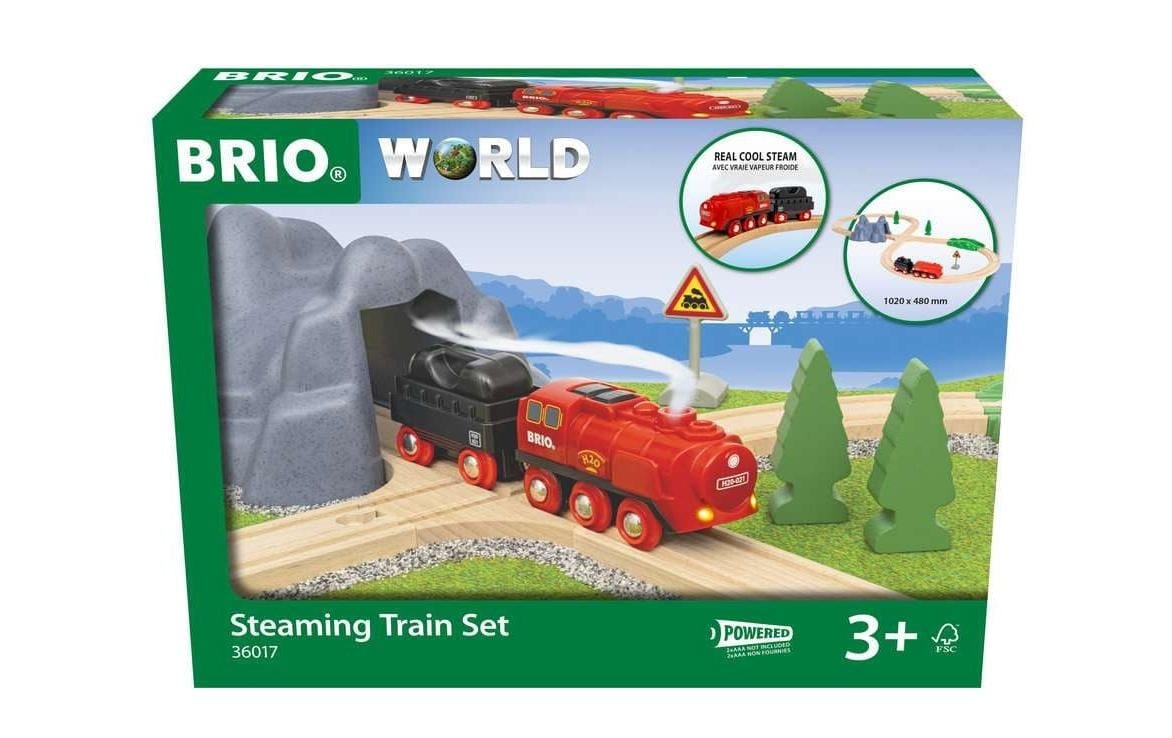 BRIO® Spielzeugeisenbahn-Set »Batterie-Dampflok Set«