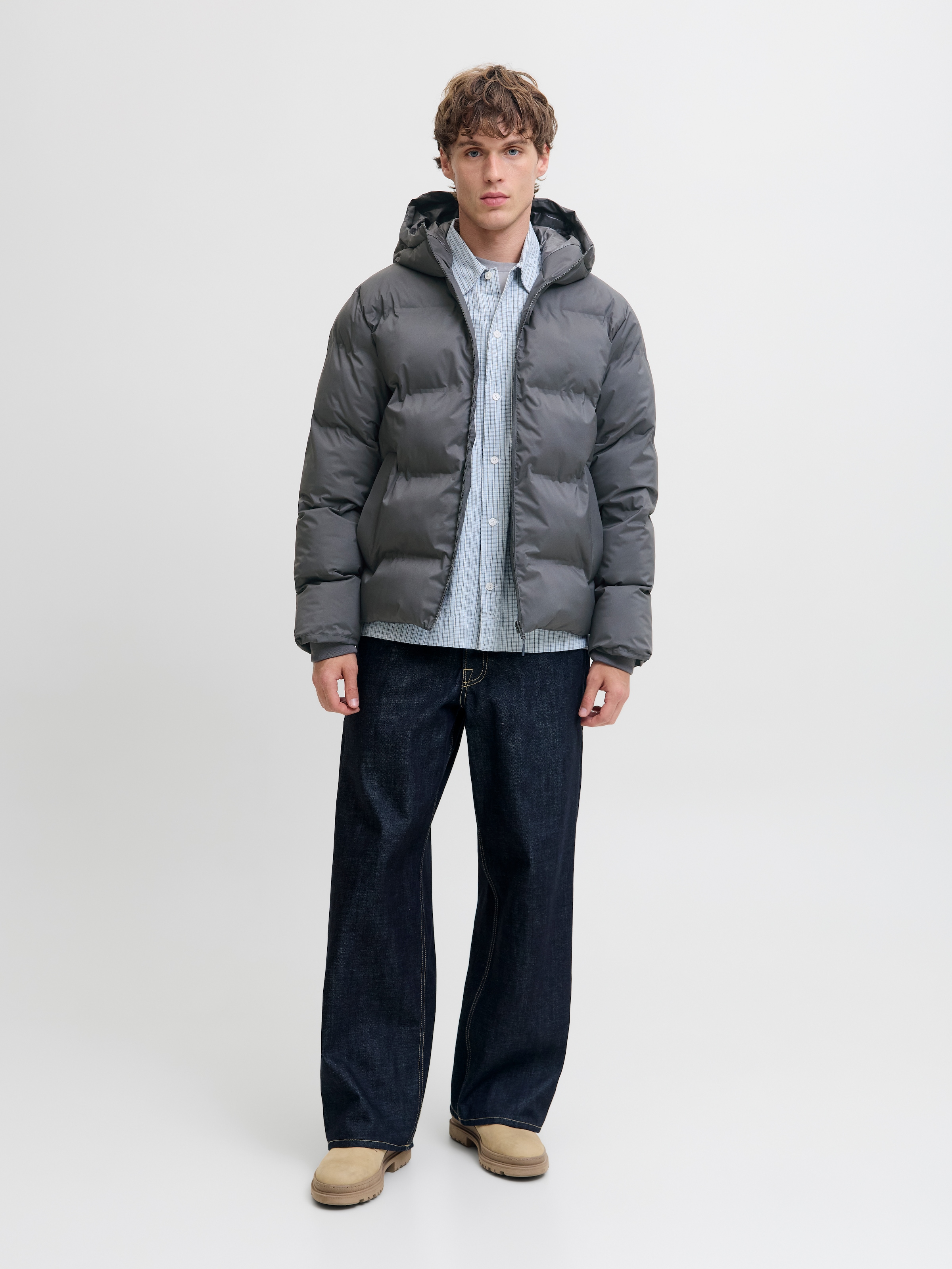 Jack & Jones Steppjacke »JJKAITO PUFFER JACKET BF« mit Kapuze