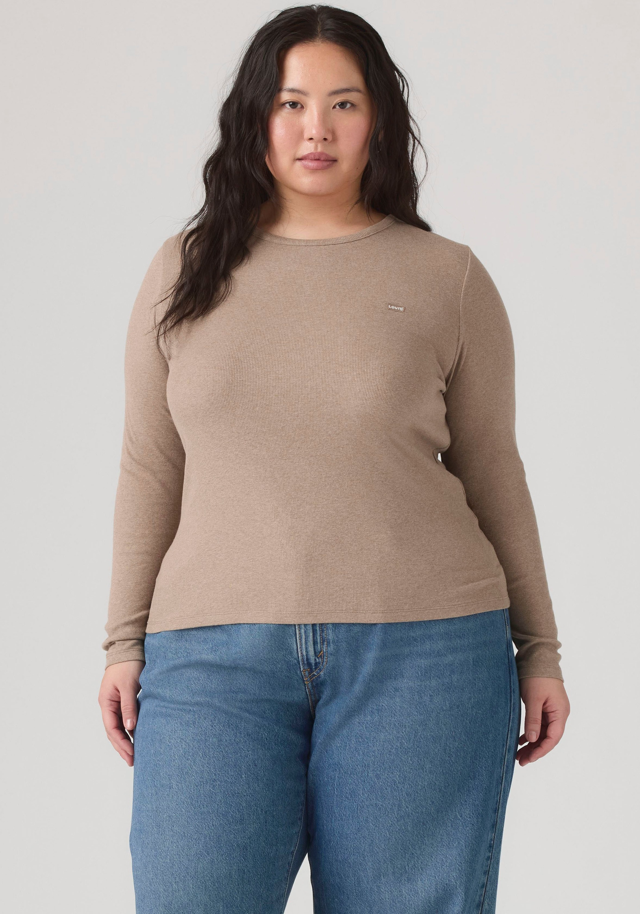 Levi's® Plus T-shirt à manches longues »PL HAYES LS« coupe ajustée