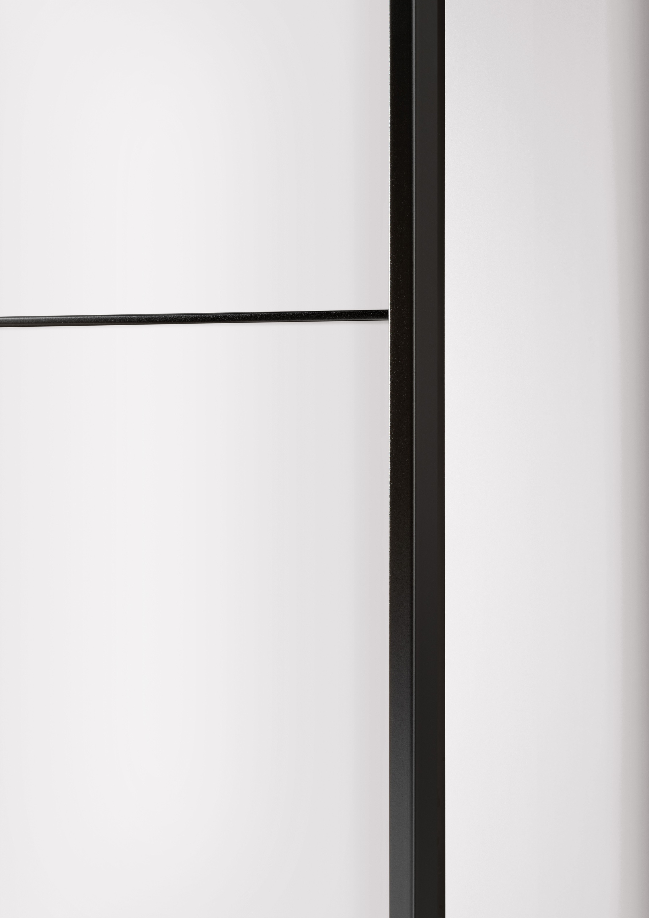 WIEMANN Armoire à portes coulissantes »Phoenix, Made in Germany, modernes Design, Highlight, Blickfang« ,  espace de rangement maximal, y compris étagères, étagères à linge et amortisseurs