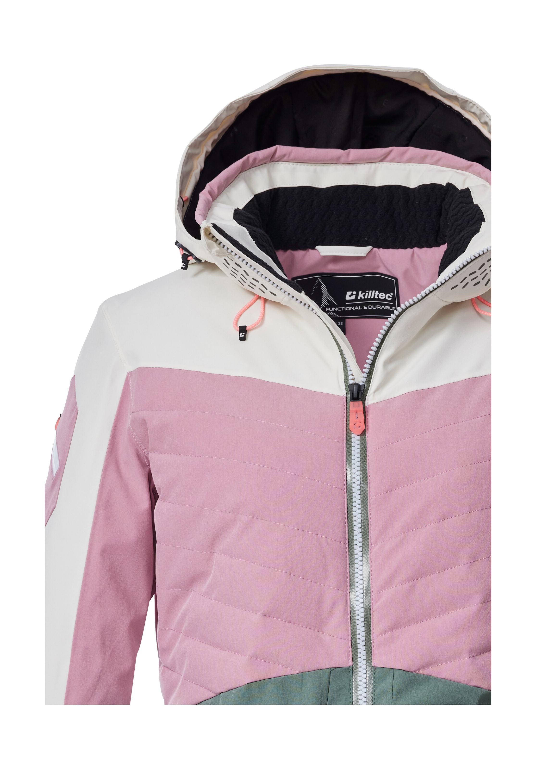 Killtec Veste de ski »KSW 30 WMN SKI JCKT« veste de ski femme : imperméable, respirante, design colourblock