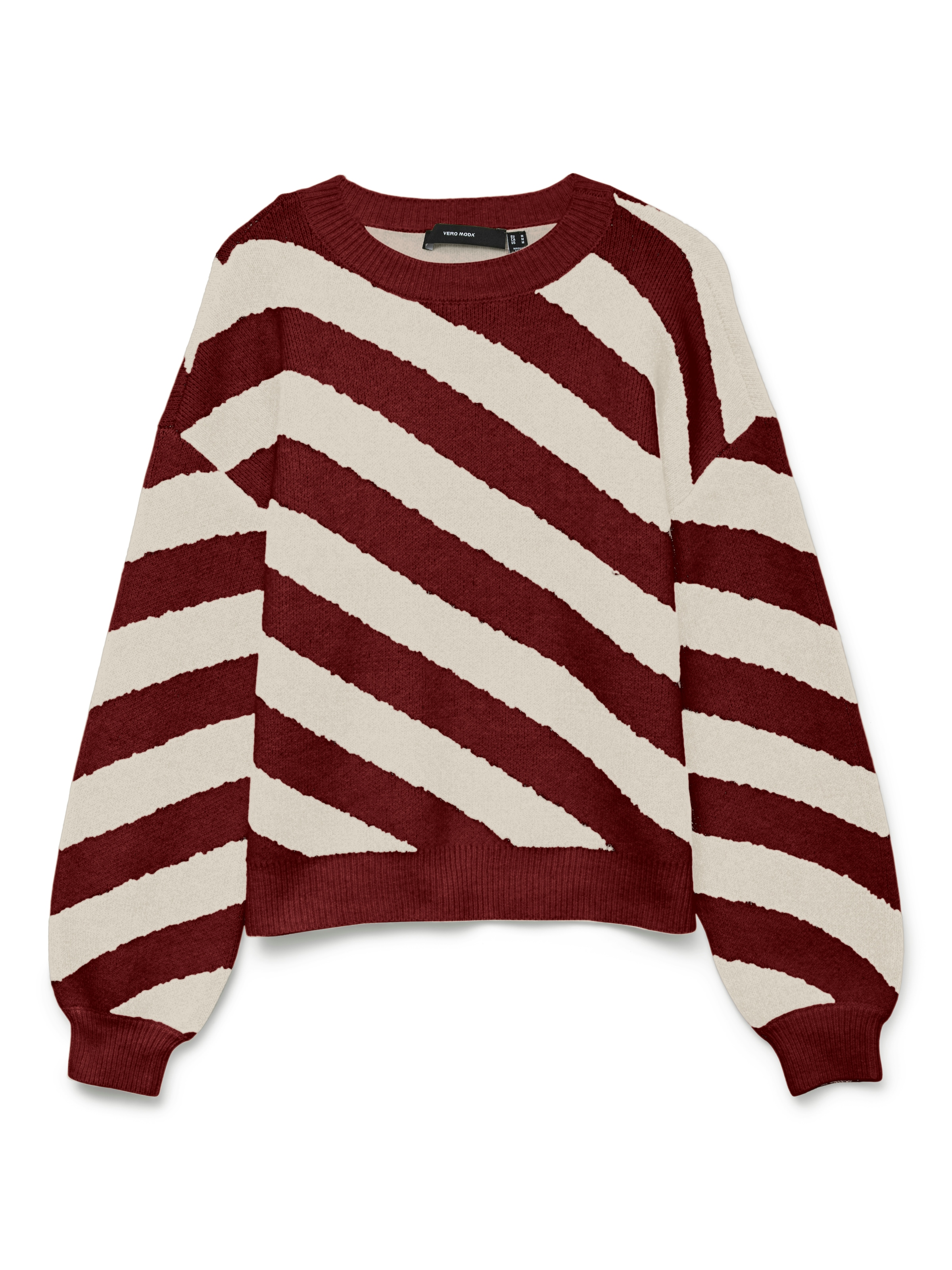 Vero Moda Pull à col rond »VMLARA LS O-NECK PULLOVER GA BOO REP«