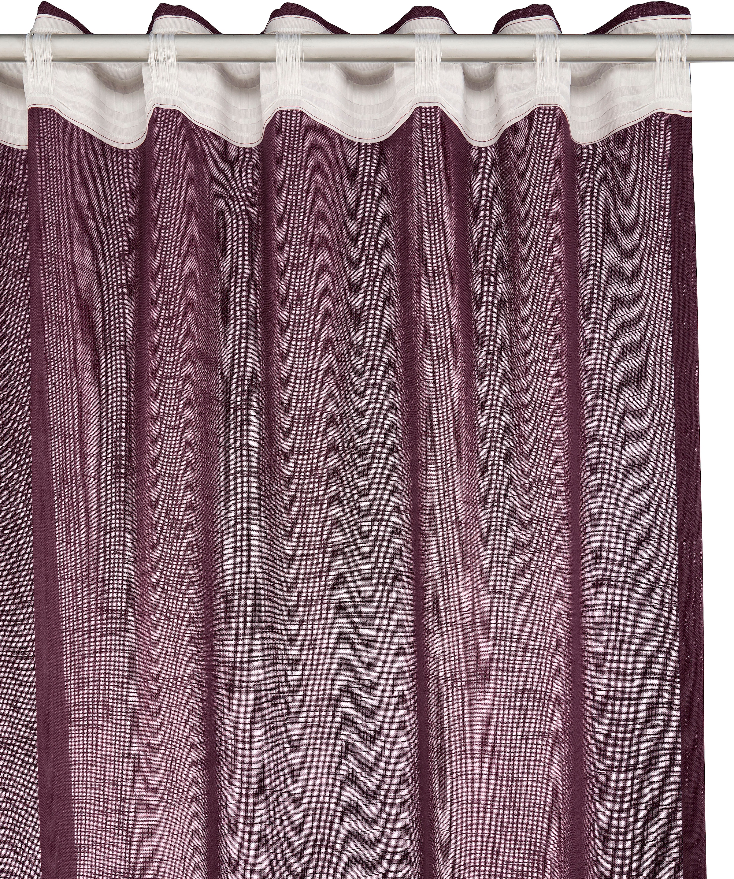 LeGer Home by Lena Gercke Gardine »Marusha« Multifunktionsband 1 Stk. tlg. 1 Schal, Leinenoptik, grob gewebt, verschiedene Grössen,