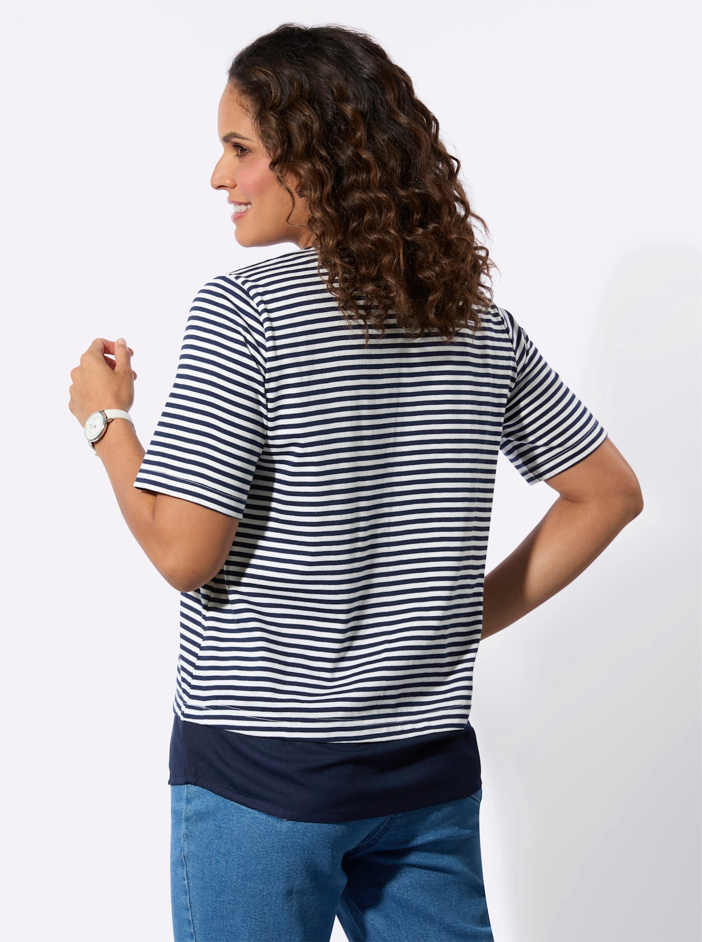 Casual Looks 2-in-1-Shirt »Ringelshirt« 1 tlg.