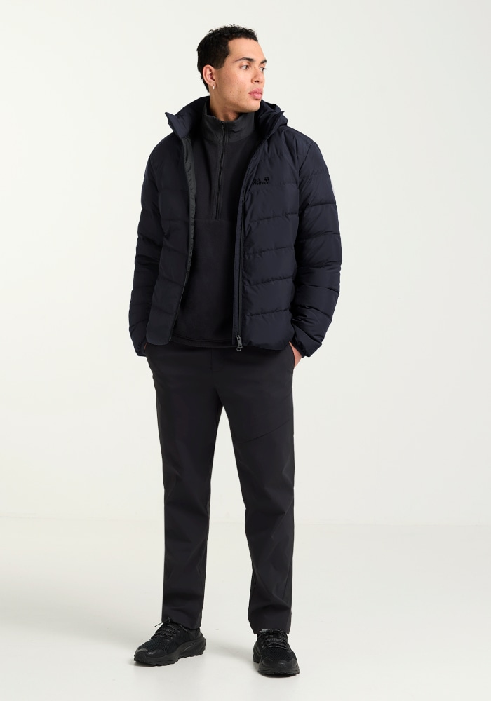 Jack Wolfskin Doudoune »COLONIUS JKT M RDS« avec capuche Doudoune, chaude, coupe-vent et déperlante