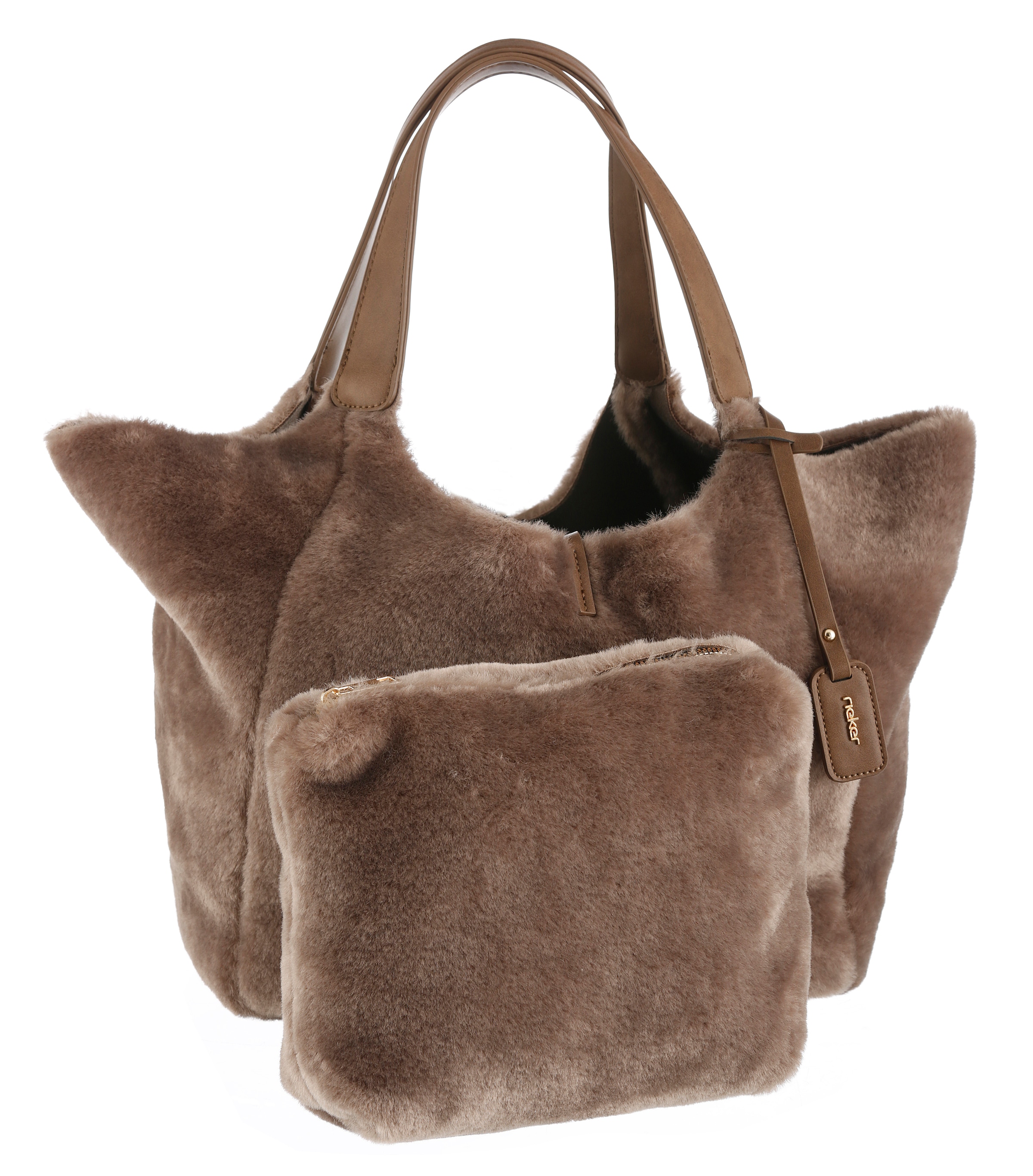 Rieker Shopper Sac bandoulière avec poche intérieure amovible, 2 pièces