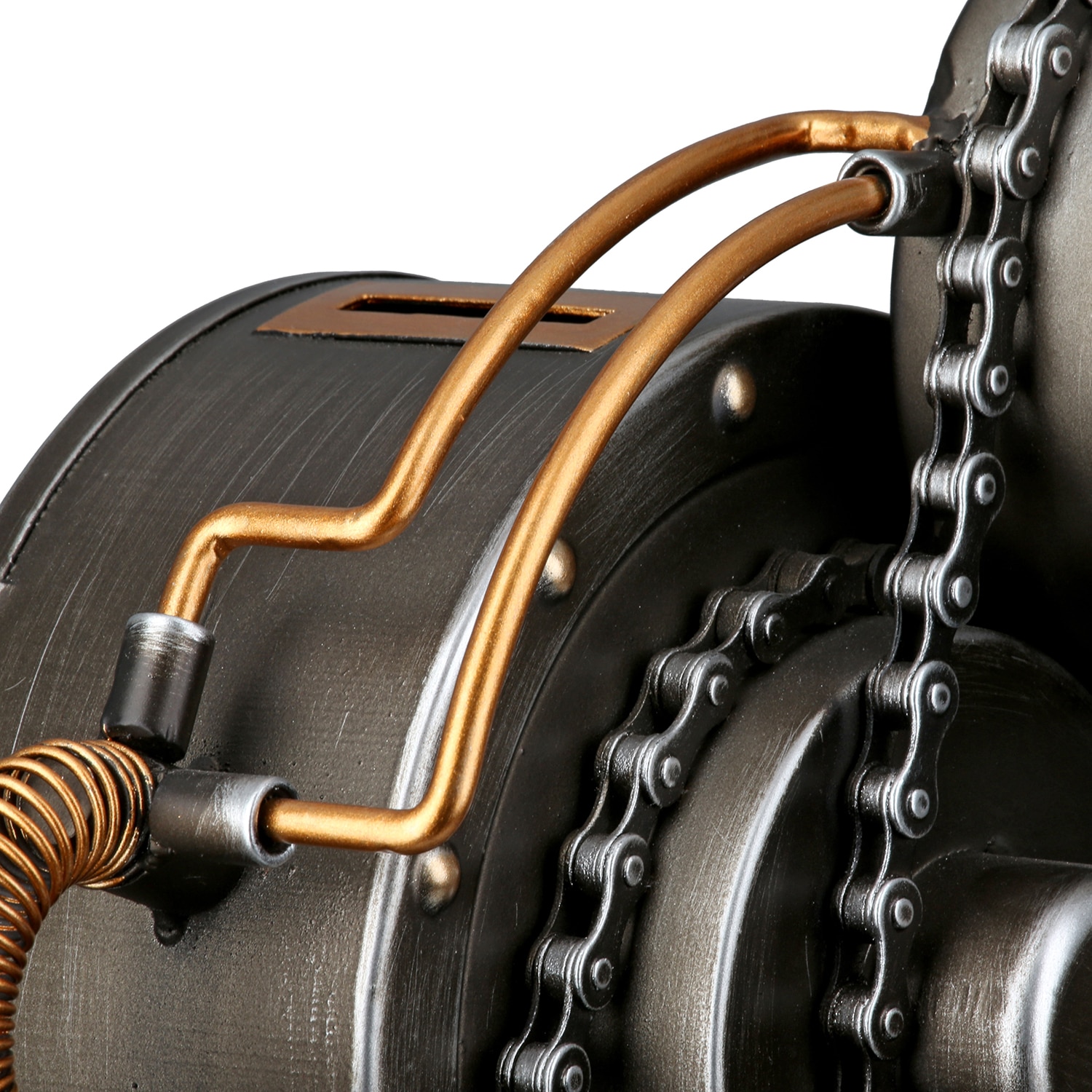 Casablanca by Gilde Tischuhr »Tischuhr/Spardose rund Cada silberfarben H. 25 cm«