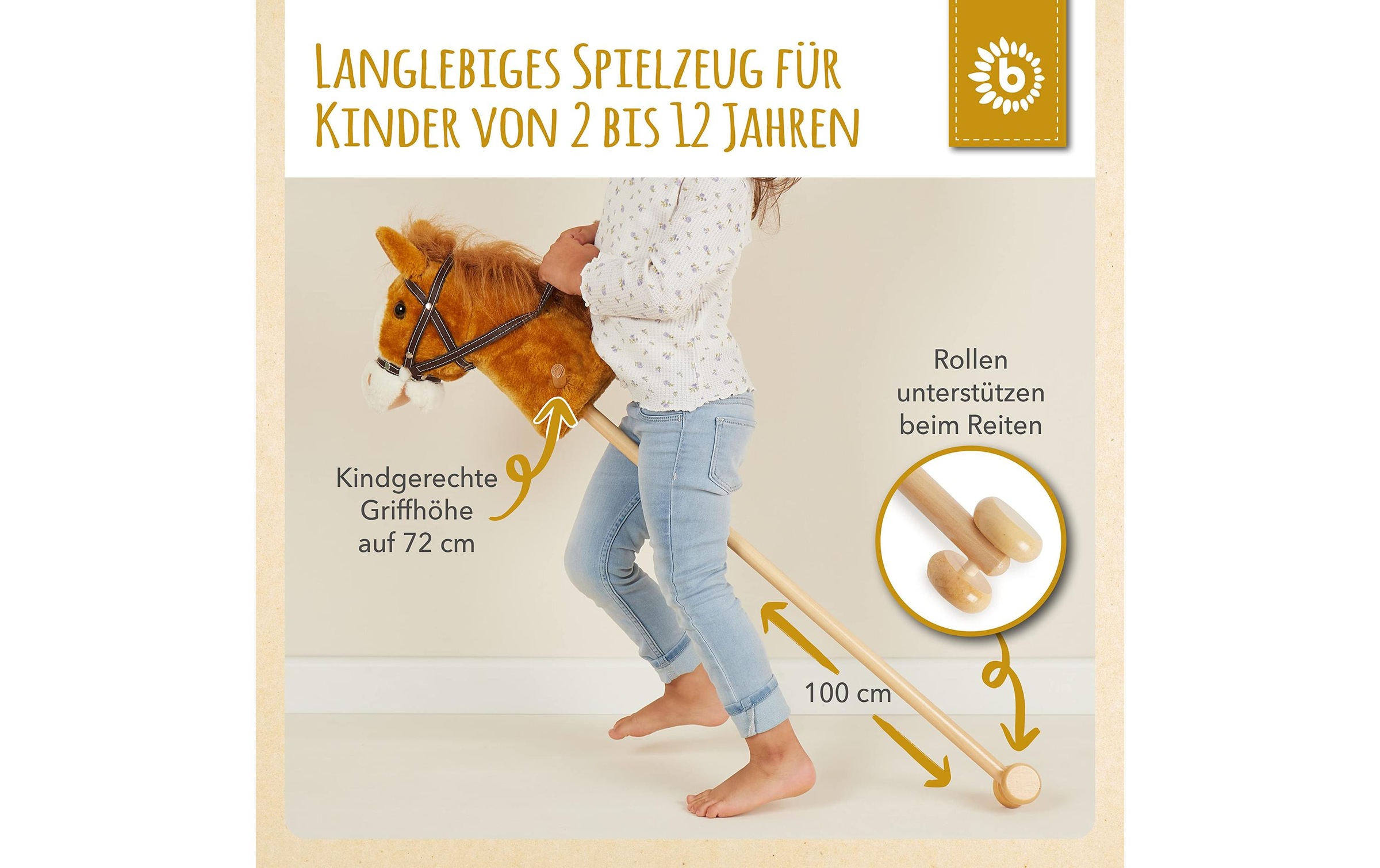 BIECO Steckenpferd »Brownie« Holzart: Pinie (China)