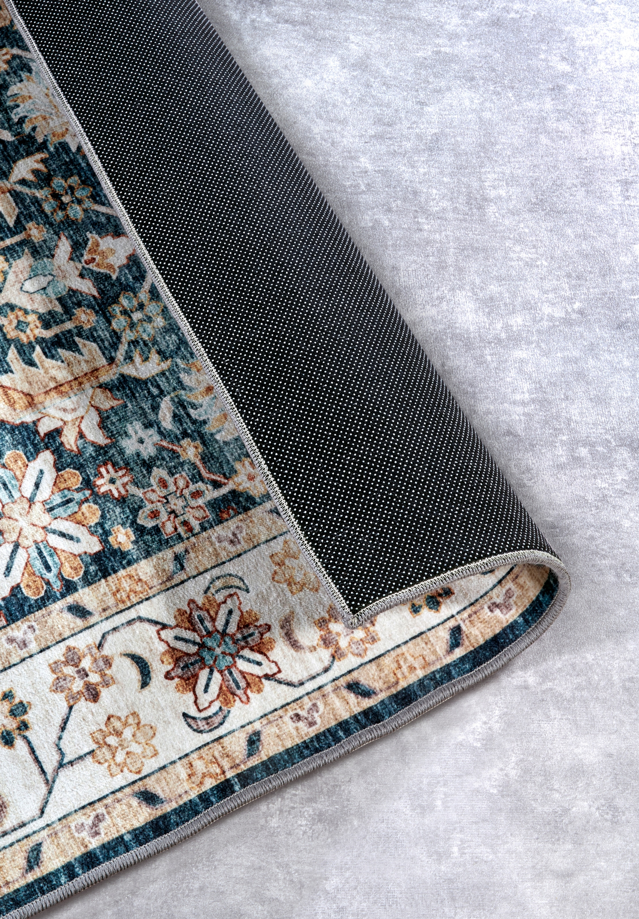 ELLE DECORATION Tapis »Saveh« Rectangulaire 5 mm Höhe Kurzflor, Anti Rutsch, Vintage, Klassisch, Wohnzimmer, Flur