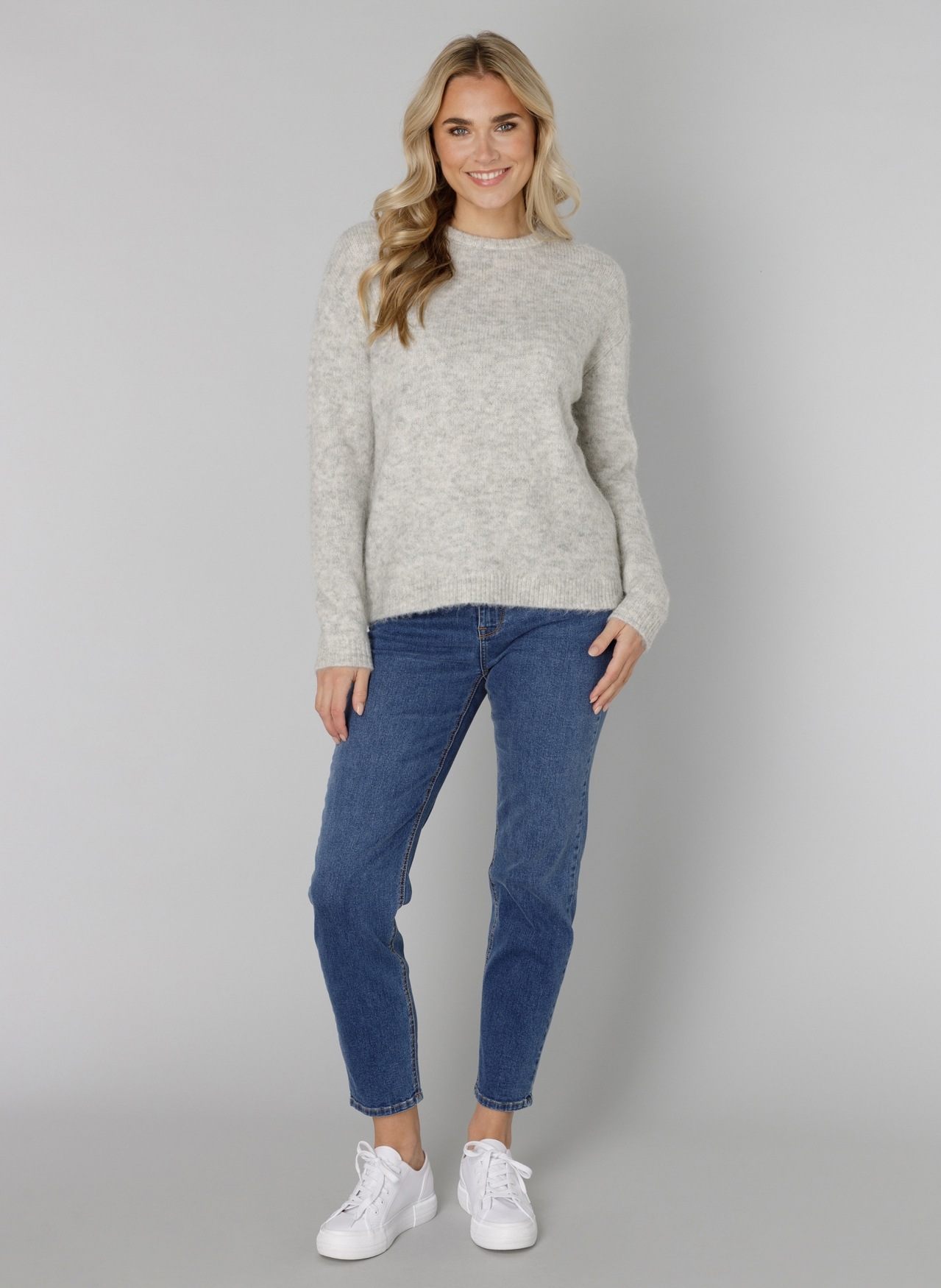 Base Level Pull en tricot »Yana« mit Wolle