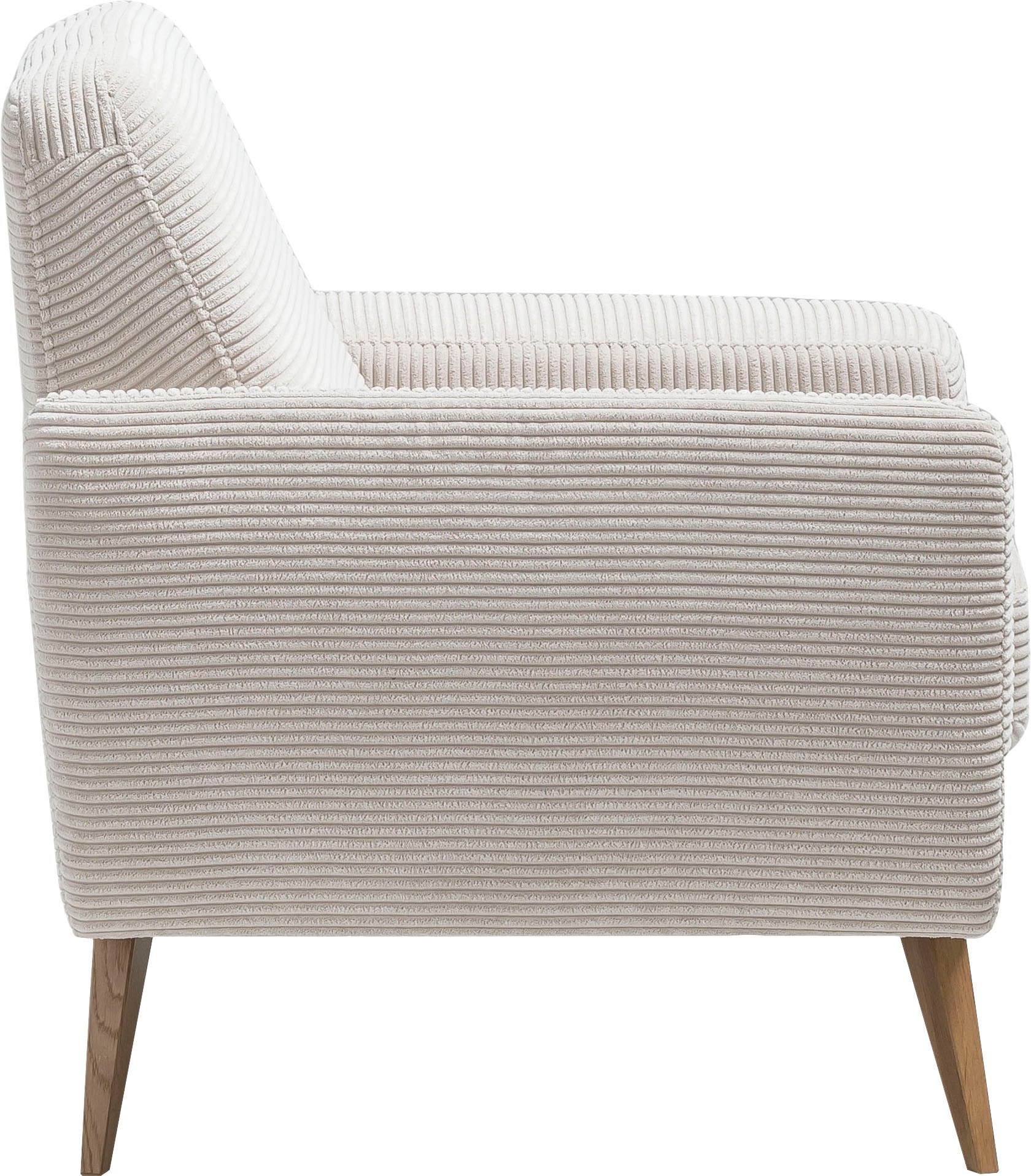 exxpo - sofa fashion Fauteuil »Samso, Loungesessel« élégant et confortable, housse en velours côtelé actuelle
