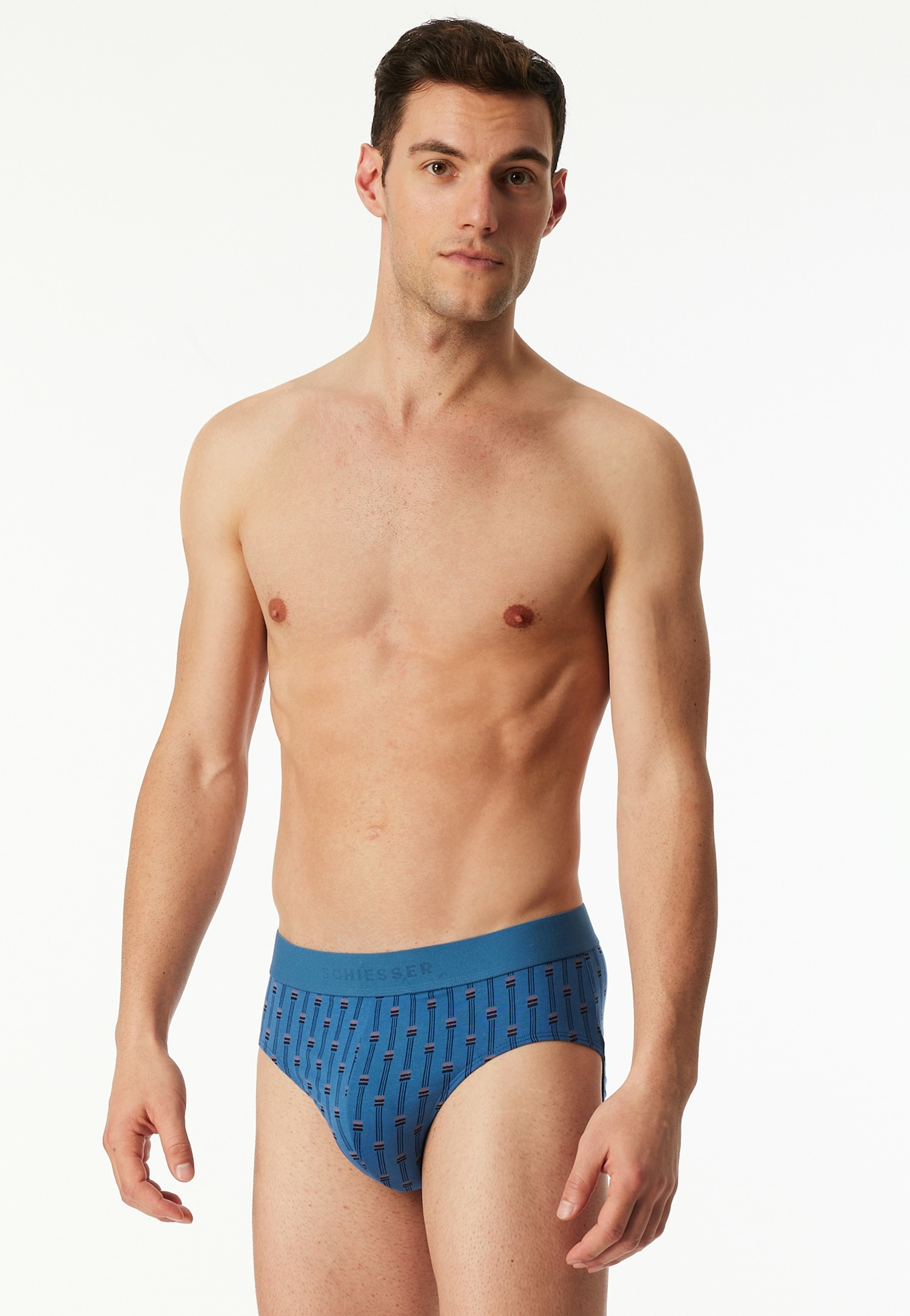 Schiesser Slip rio »95/5 Multipacks« 3er Pack,  ohne Eingriff, softer Logo-Webgummibund