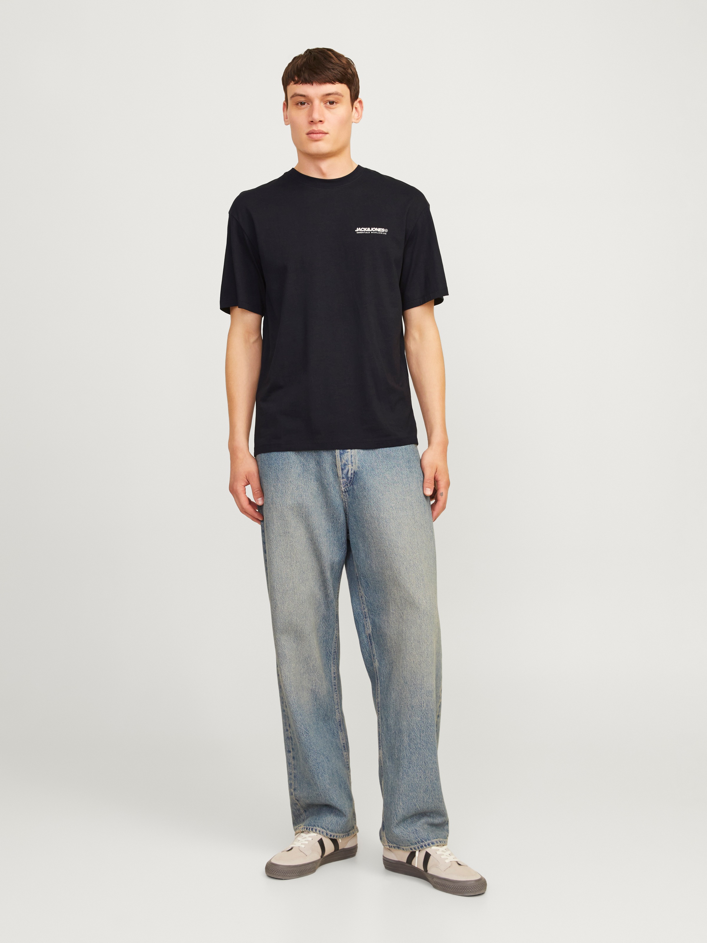 Jack & Jones Rundhalsshirt »JJELEGACY TEE SS O-NECK NOOS«