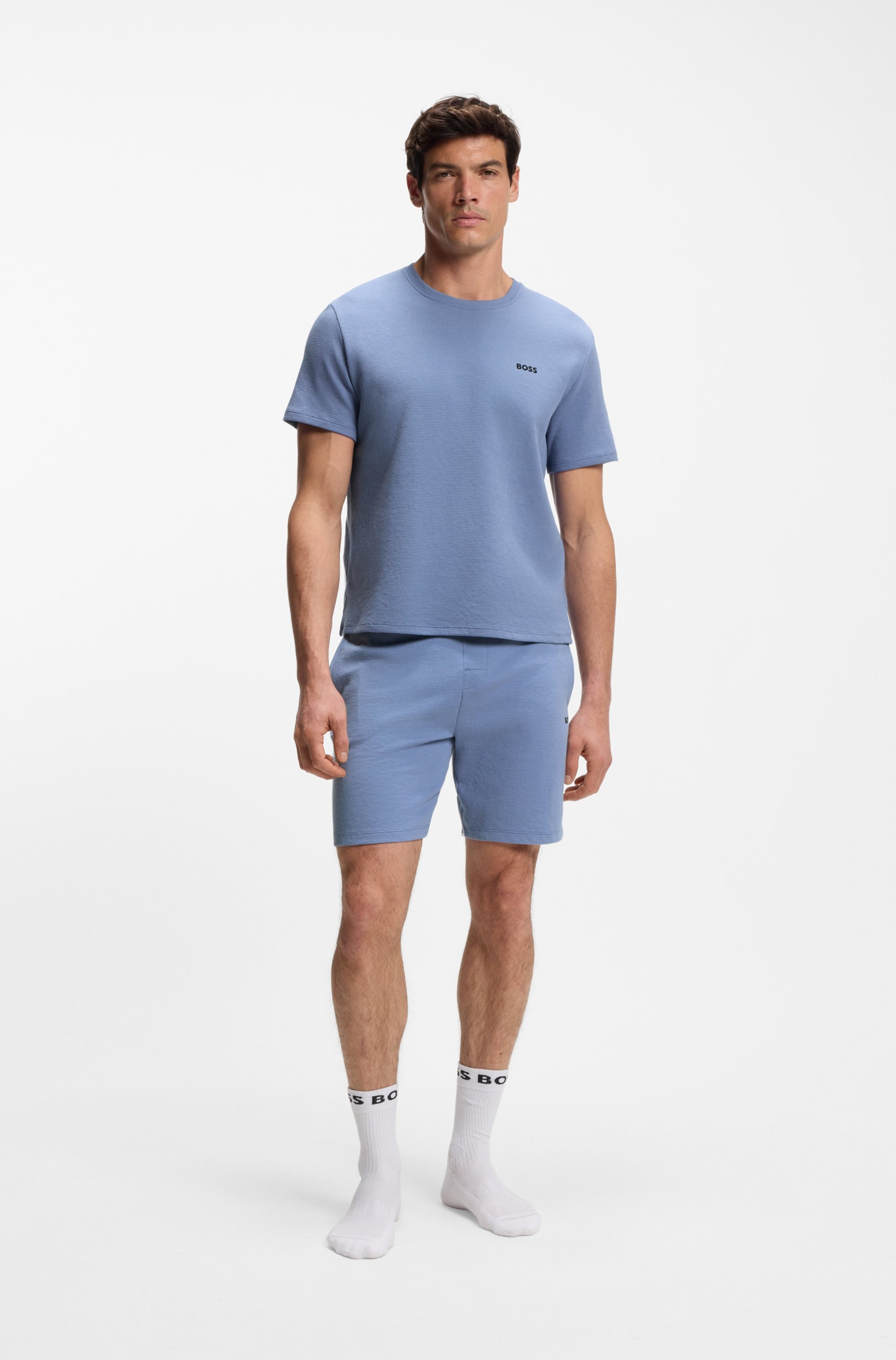 BOSS Haut de pyjama »Waffle T-Shirt«