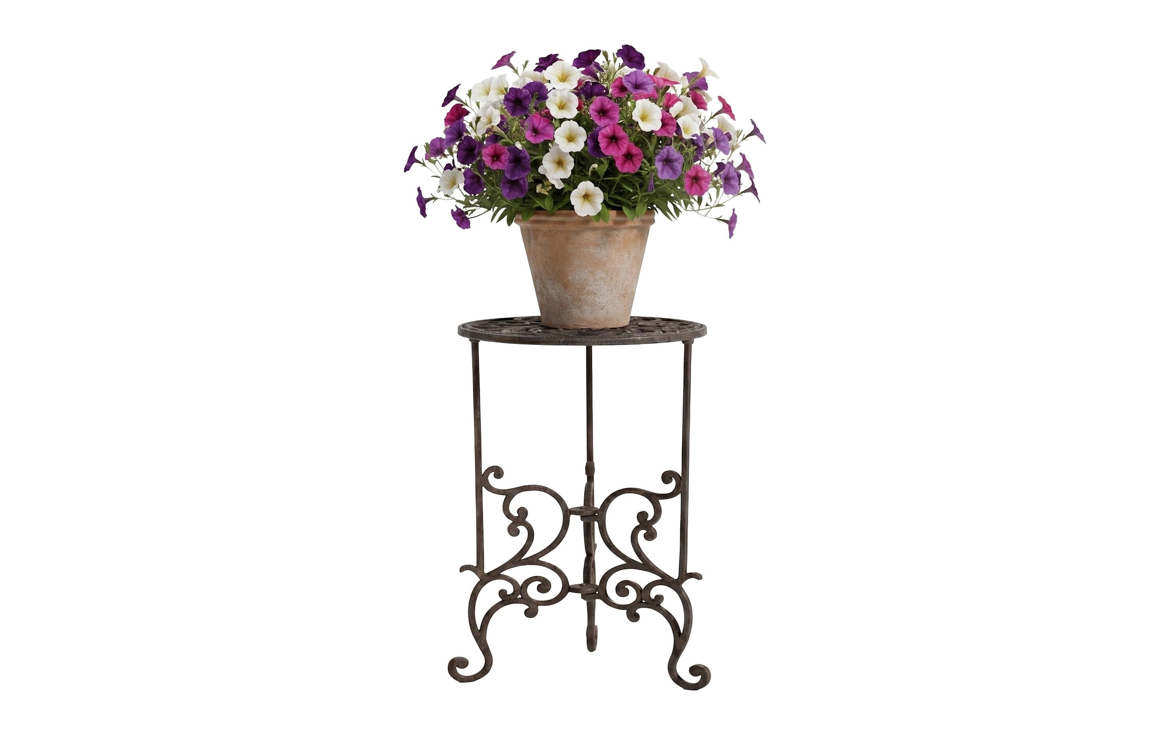 relaxdays Blumenständer »antik Gusseisen 1 Ablage«