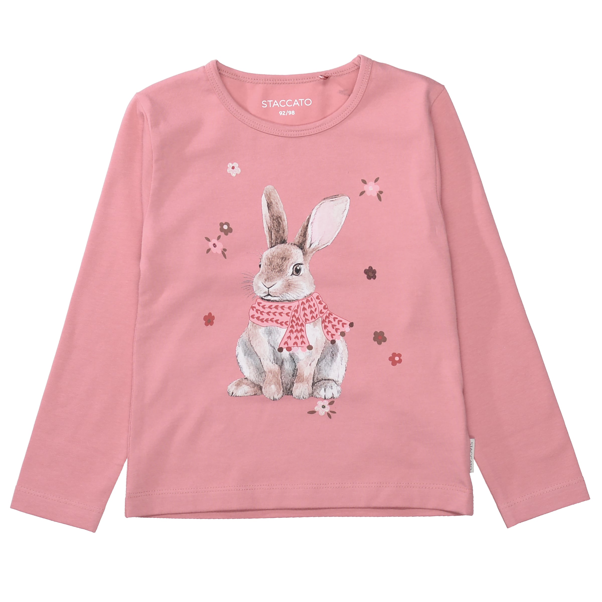 STACCATO T-shirt à manches longues 2 Lot de 2 / motif lapin / pour filles