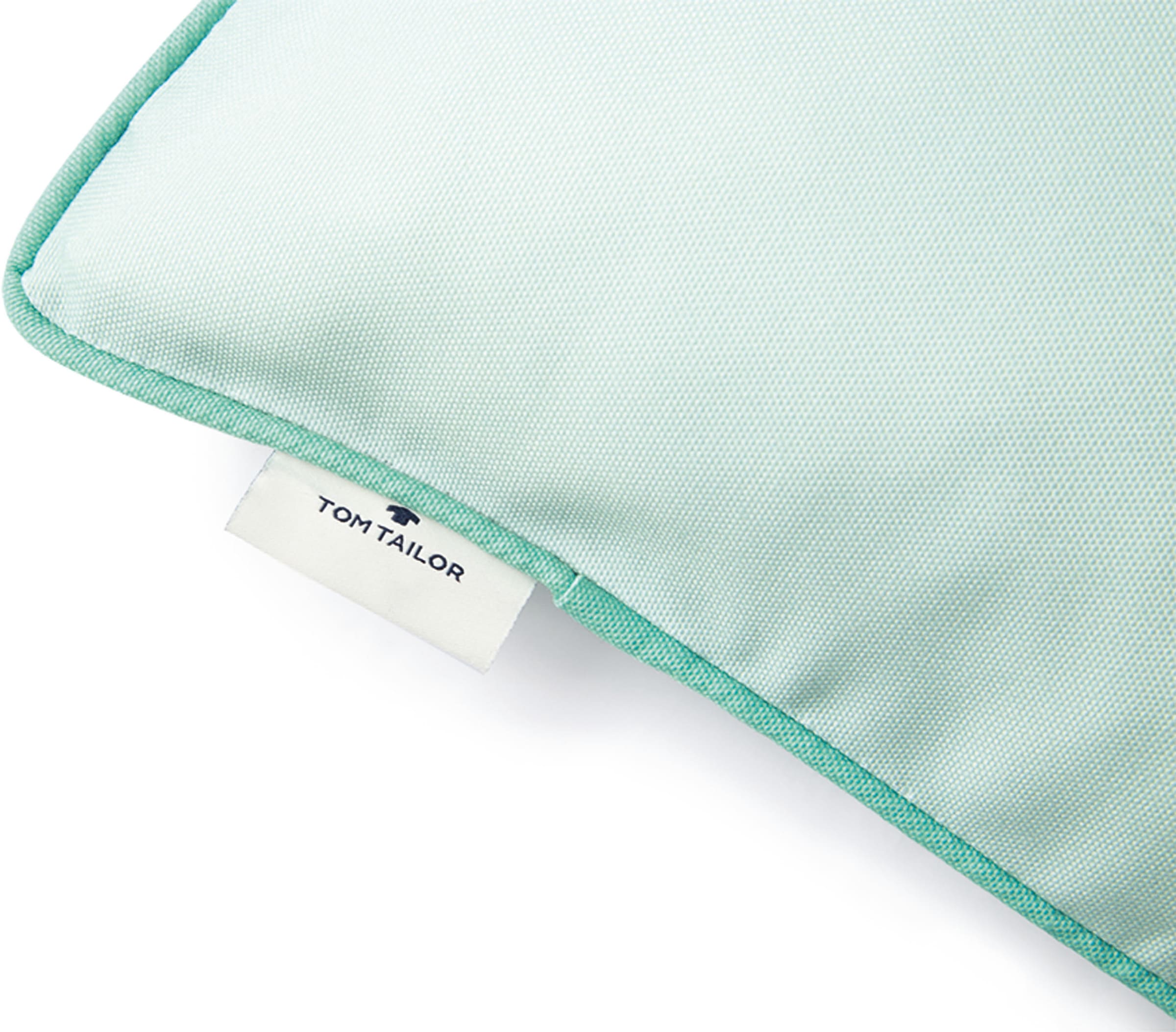 TOM TAILOR HOME Dekokissen »Dove Signature« mit Paspel, Kissenhülle ohne Füllung, 1 Stück