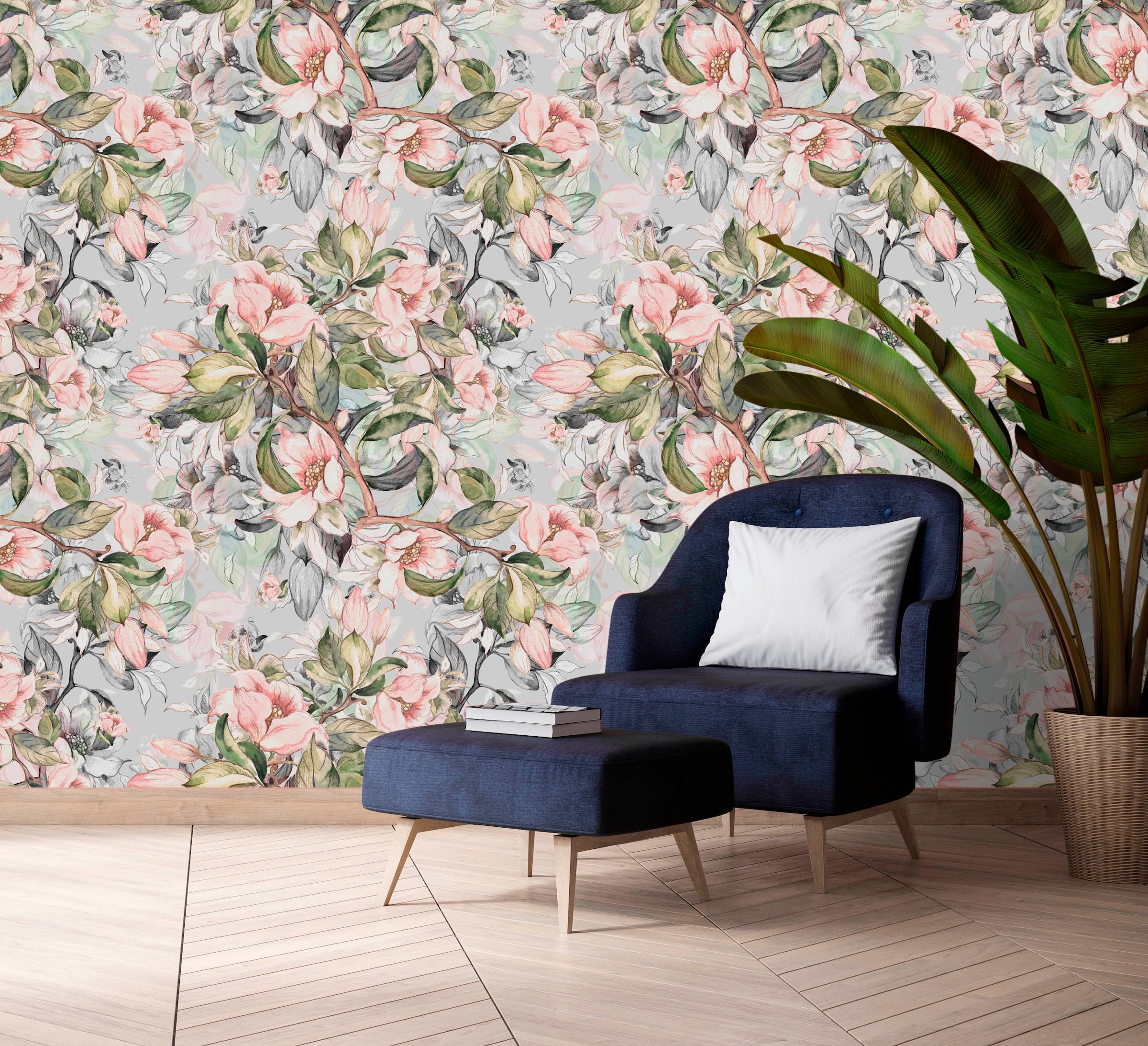 queence Papier peint vinyle »Haik« imprimé 90x250cm, selbstklebend, kinderleichte Anbringung, , Sticker