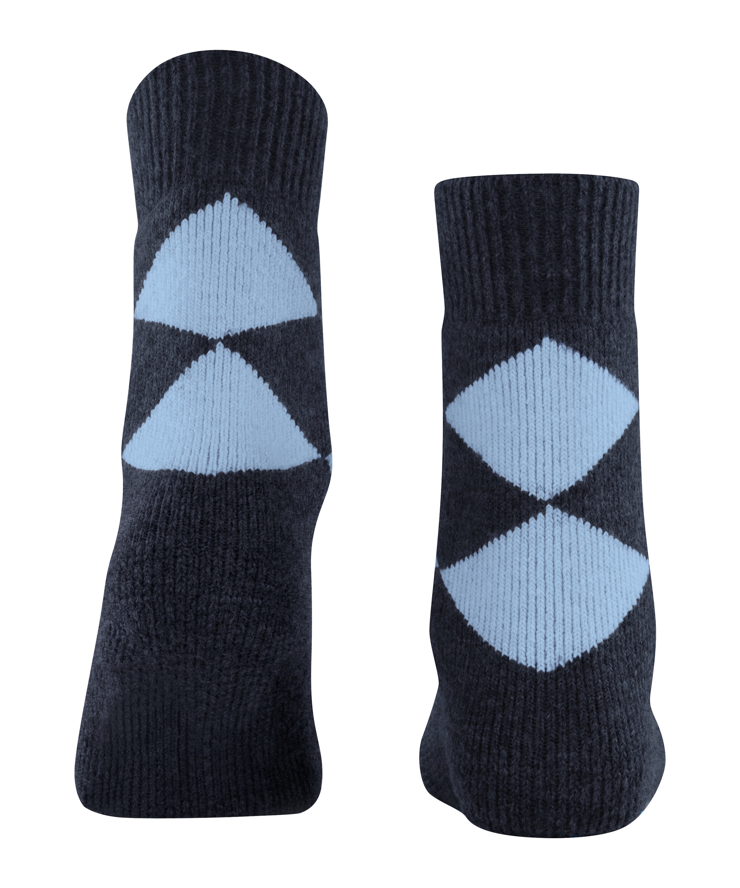 Burlington Chaussettes d'intérieur »Cosy Argyle« Taille unique 36-41, motif argyle, chaud, intérieur en peluche complète
