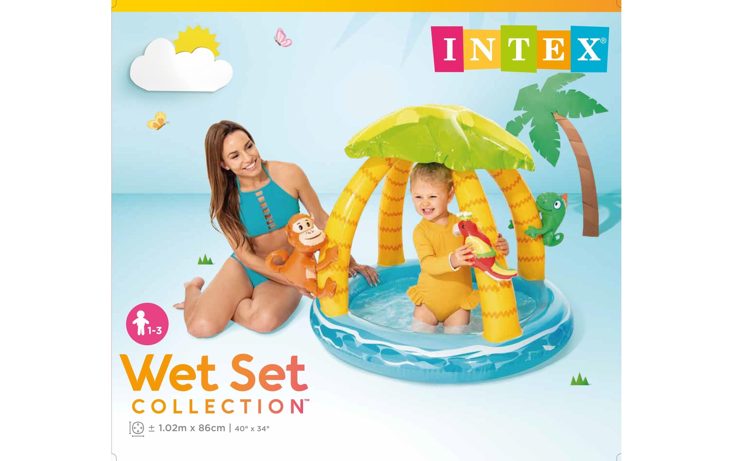 Intex Planschbecken »Tropical Island Baby Pool«