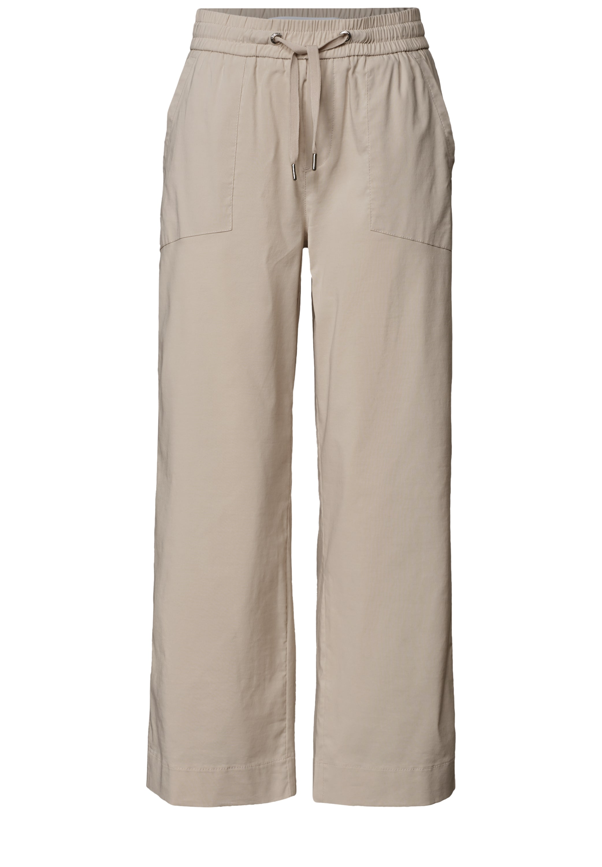 STREET ONE Pantalon en tissu  Sommerhose mit Turn-Up-Detail