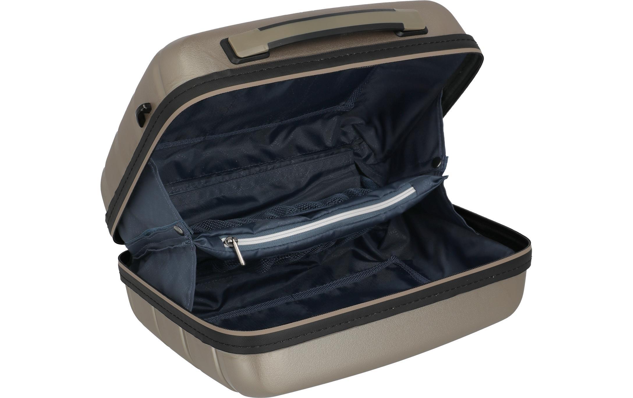 travelite Trousse de toilette »AIR BASE Kosmetikkoffer Hartschale« mit TSA-Schloss und Aufsteckfunktion – robust und leicht