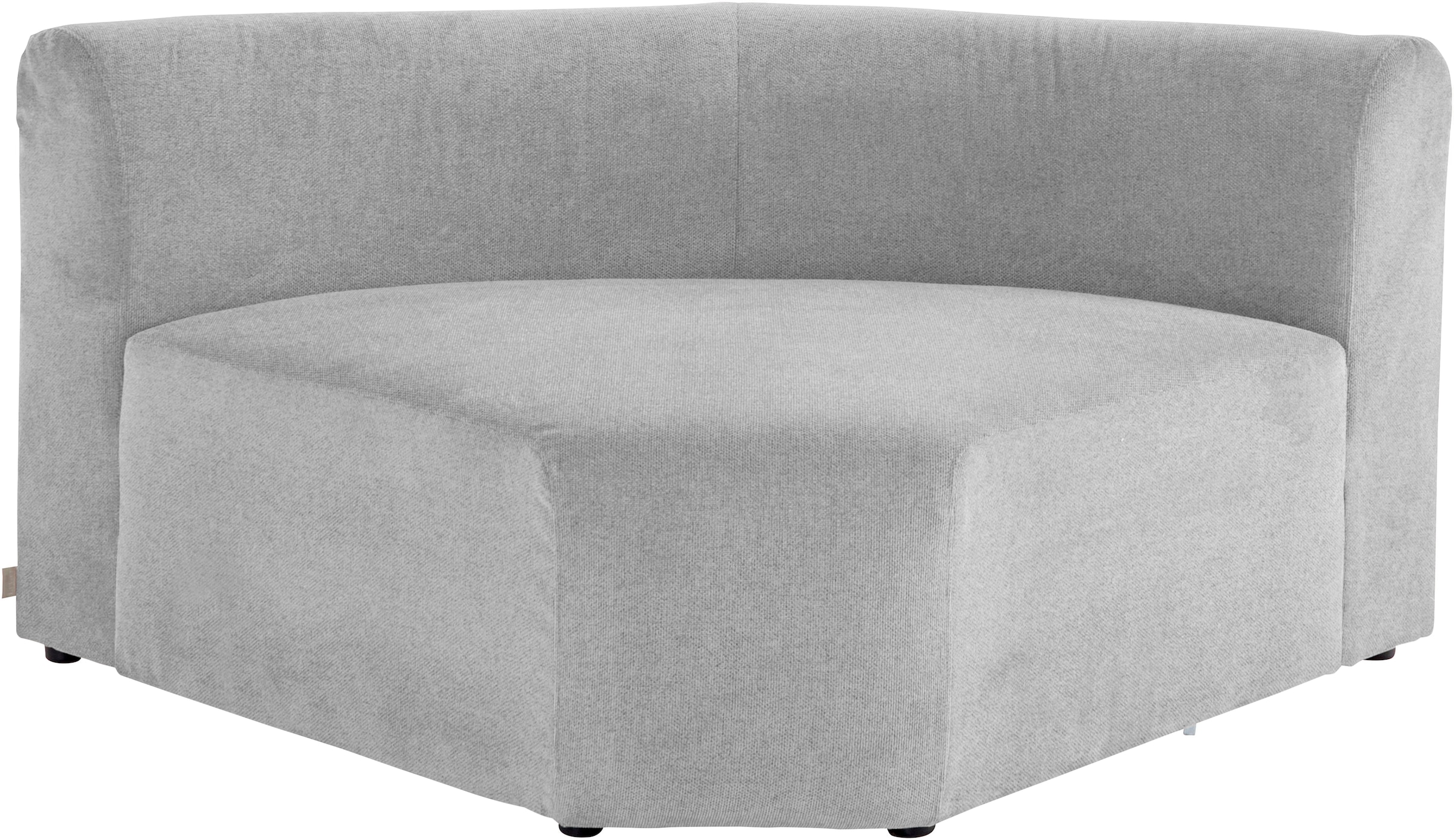 LeGer Home by Lena Gercke Sofa-Eckelement »LYZA mit gerundeter Rückenlehne, Masse B/T/H: 122/104/74 cm« als Modul oder separat verwendbar, für individuelle Zusammenstellung