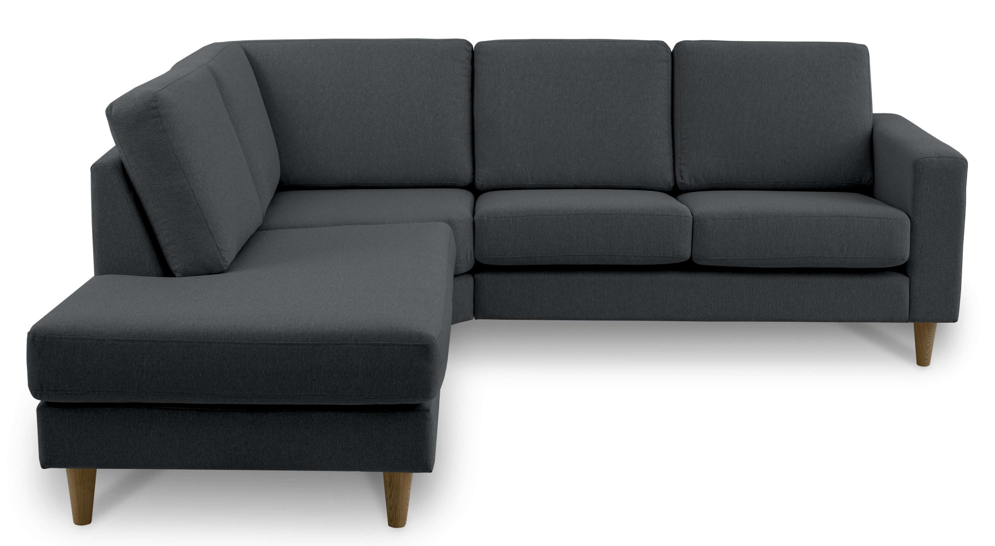 andas Ecksofa »Tvinno« im skandinavischen Stil, L-Form, mit Massivholzfüssen, Breite 230 cm