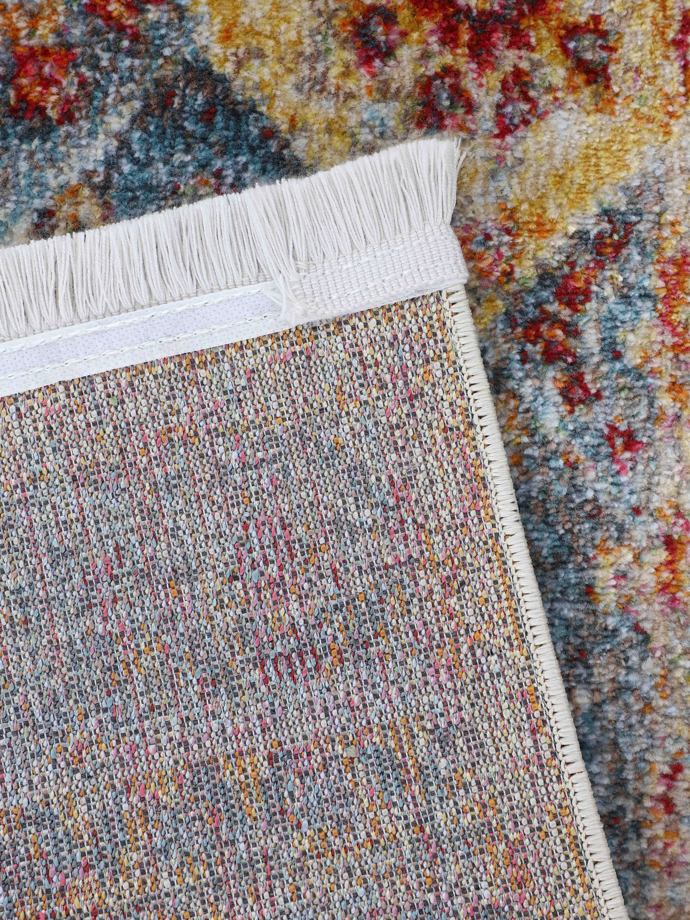 carpetfine Tapis »Helen« Rectangulaire 7 mm Höhe Look vintage orient, salon